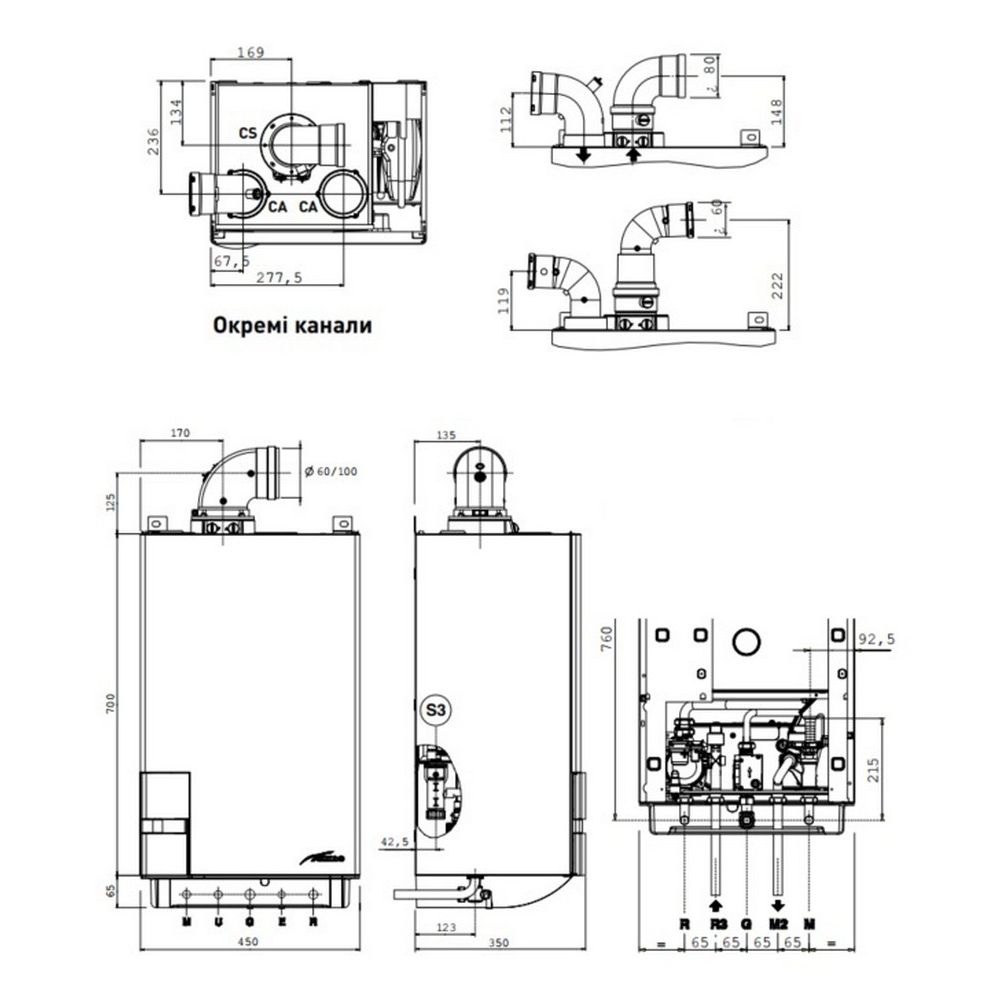 Котел газовый Sime Murelle HM 25 T ErP 26 кВт одноконтурный