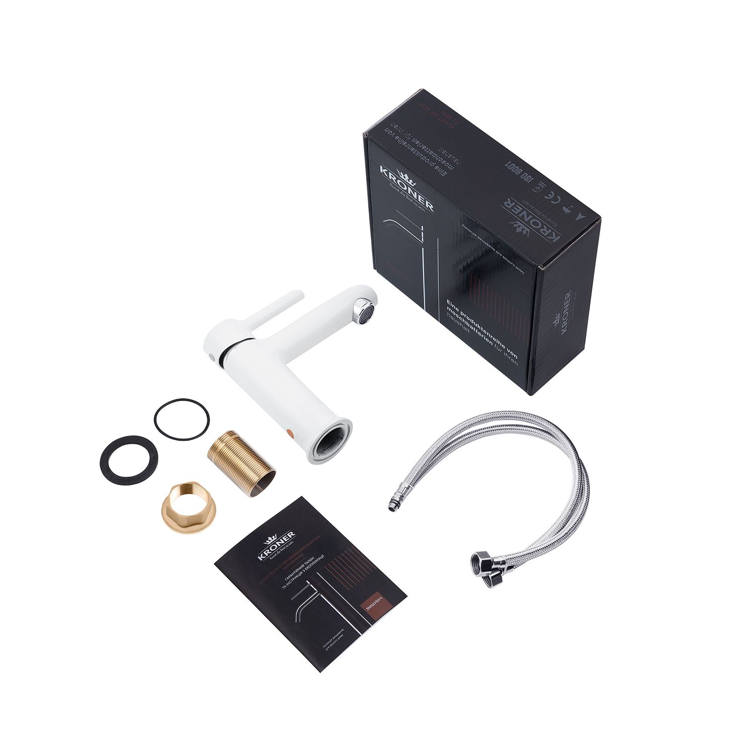 Набор 2 в 1 душова система Kroner Armada-W065 + змішувач Essen-W010