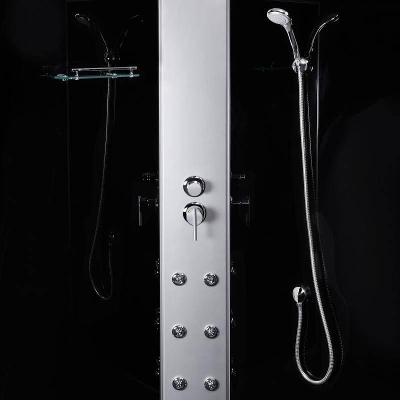 Lidz PVC панель гідромасаж + шланги TANI 90x90 HIGH