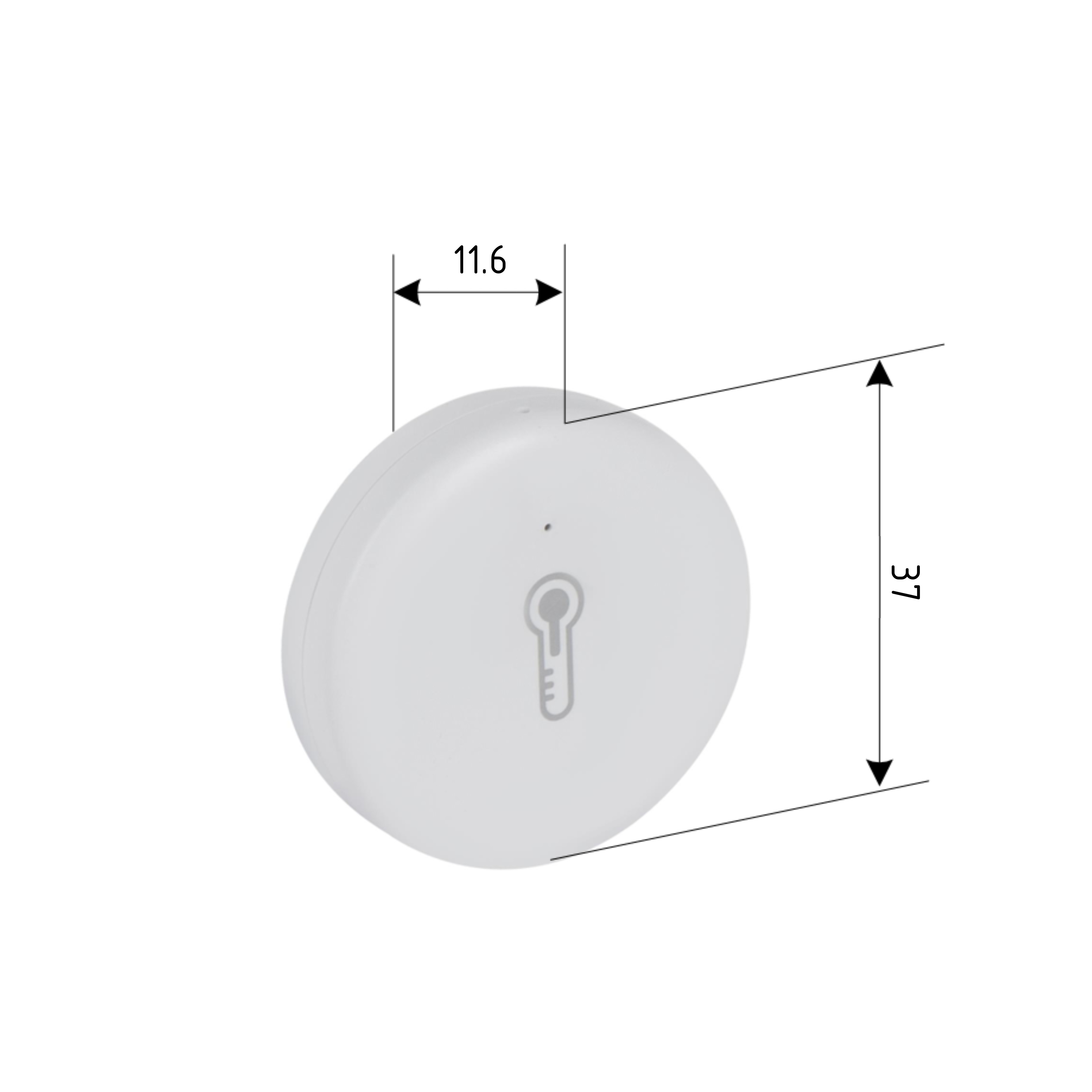 Thermo Alliance ZigBee Бездротовий датчик зовнішньої температури та вологості ZB-XTH