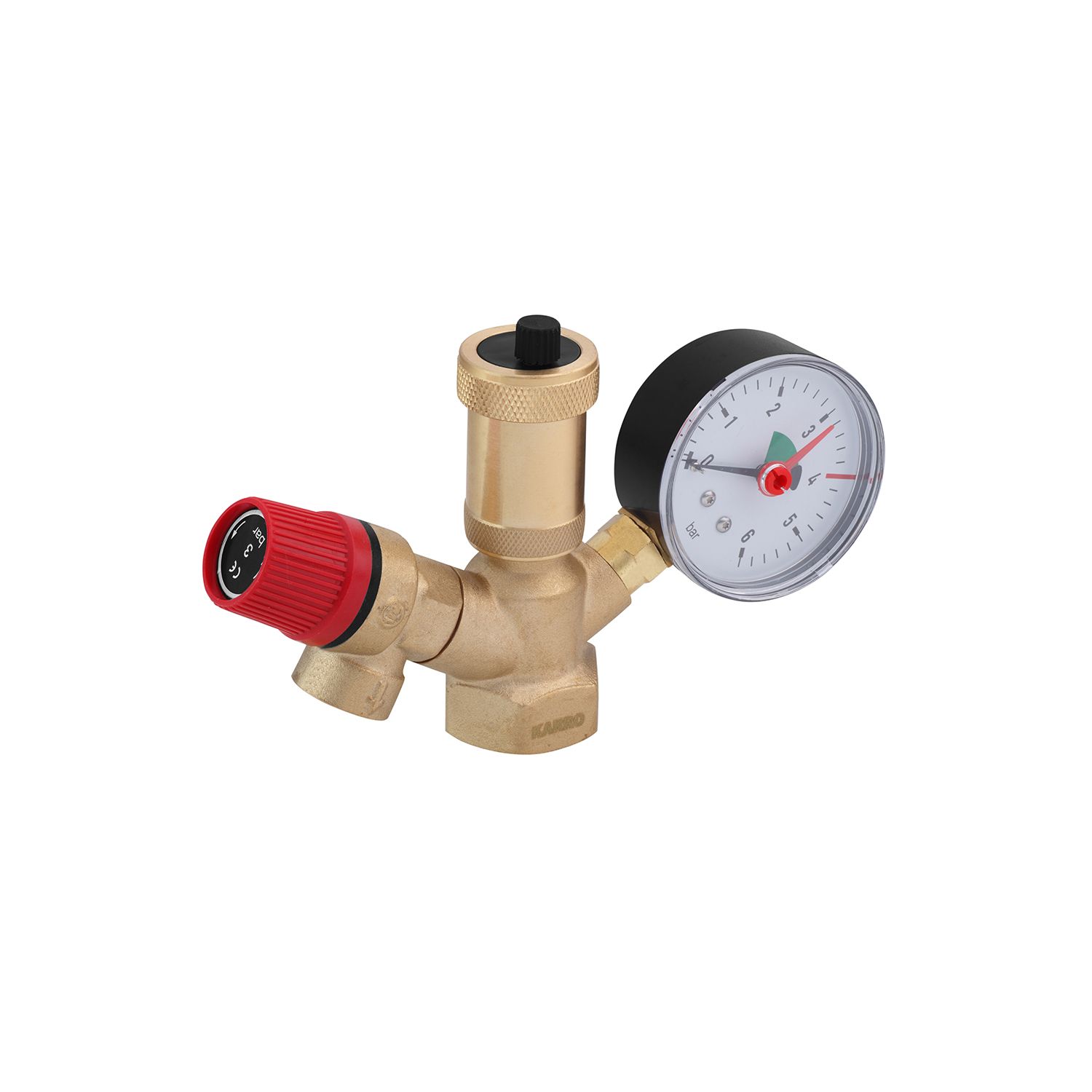 Група безпеки з виходами під 45° Karro латунний KR-88138