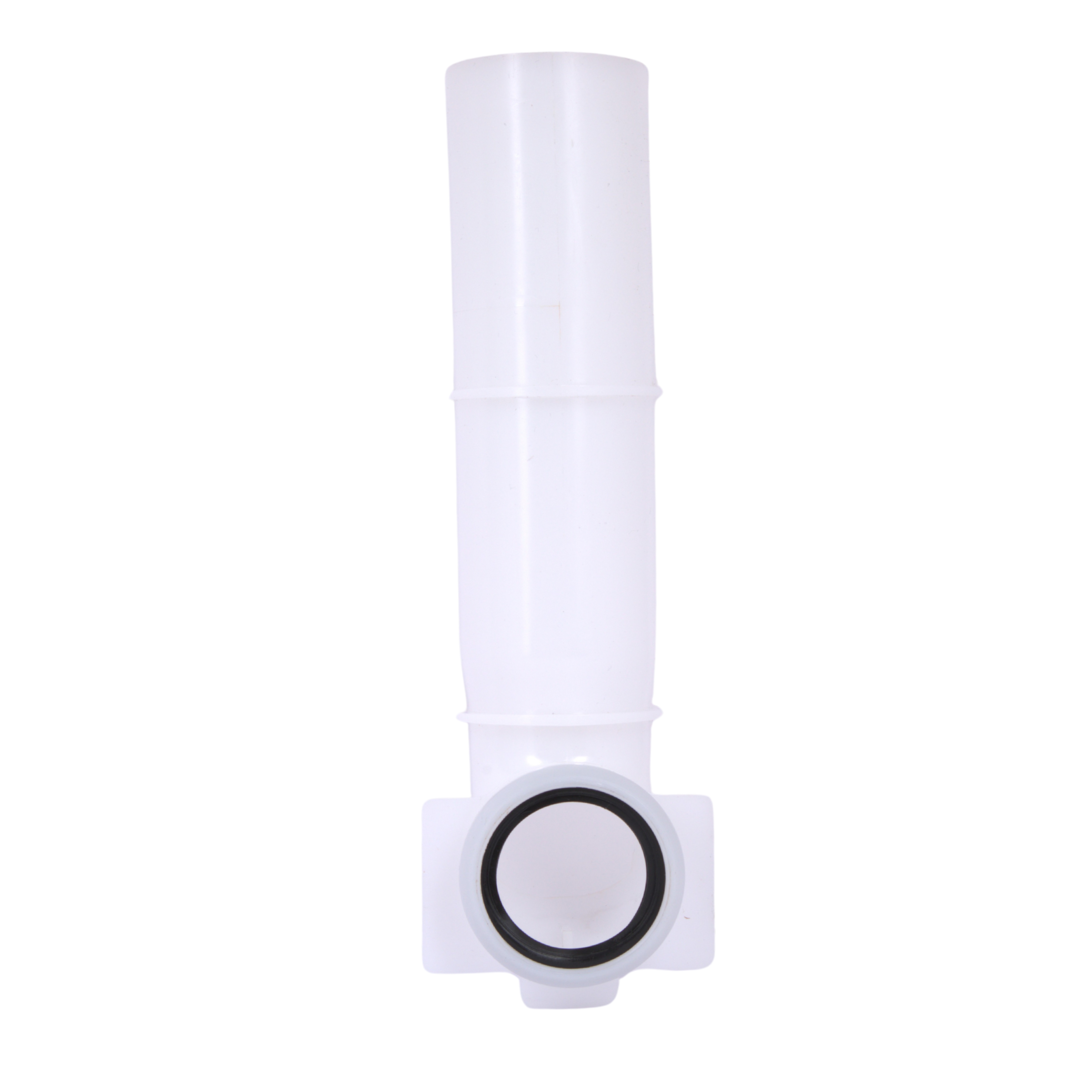 Кутова трубка змиву Qtap 82х74х262 мм White для інсталяції Standard QTSTD167W49807