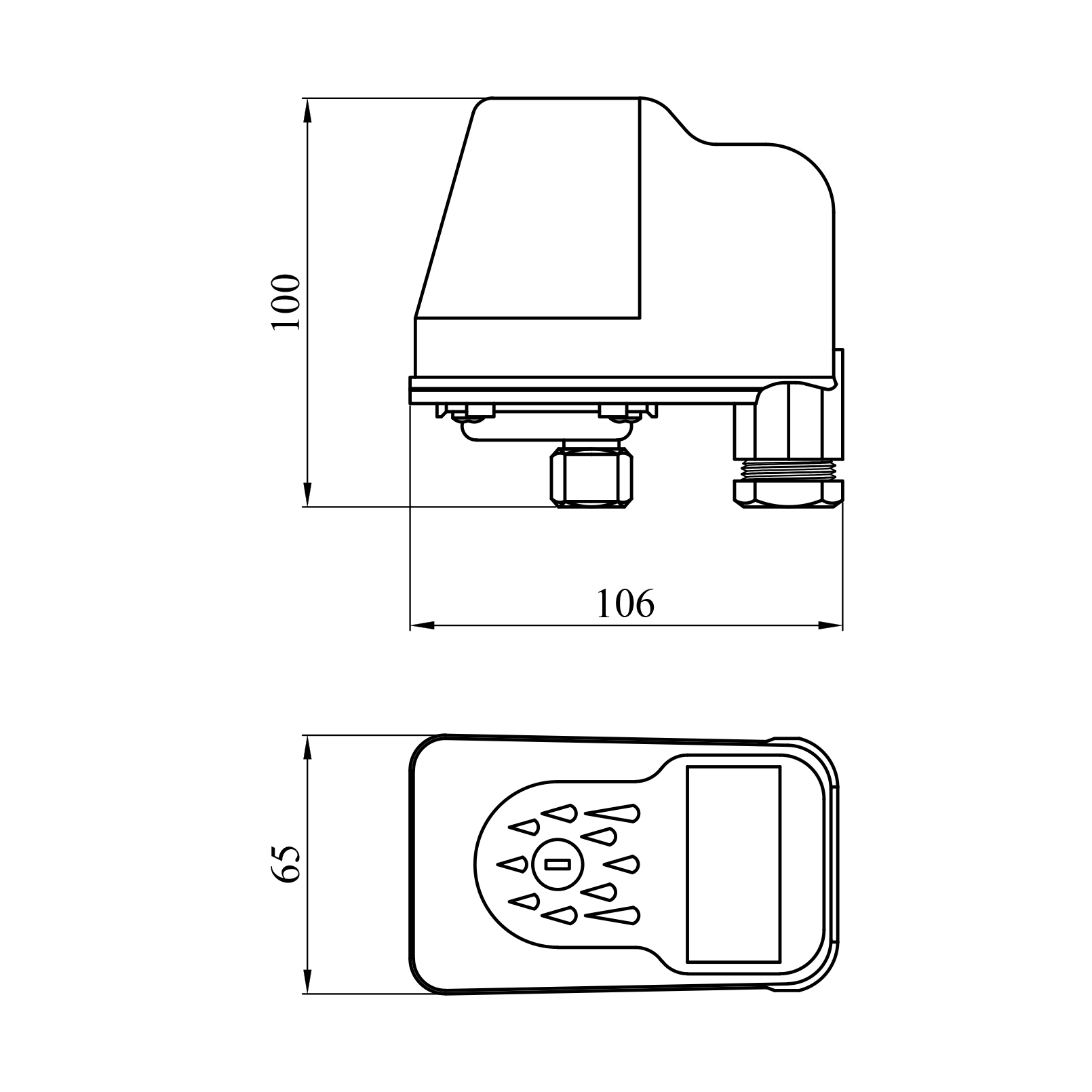 Реле тиску механічне Agua PM-5/G