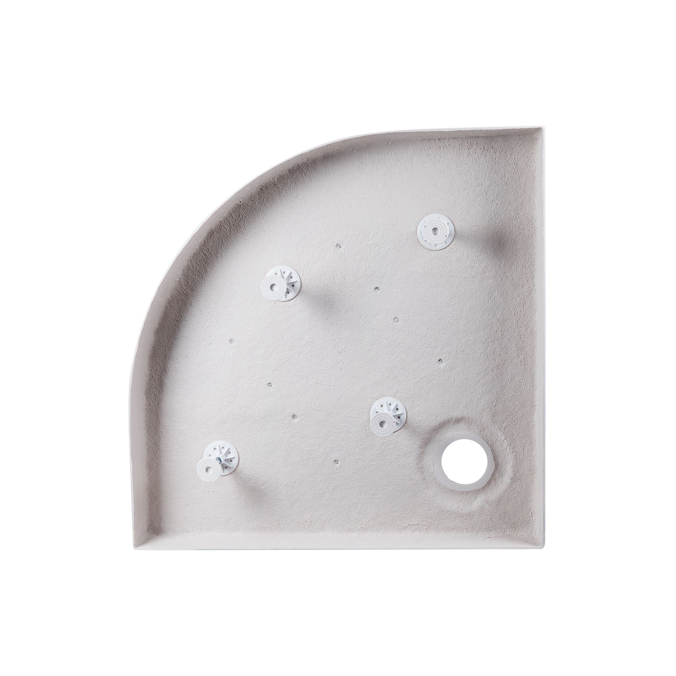Душевой поддон Qtap Robin 308812W 80x80x12 см + сифон