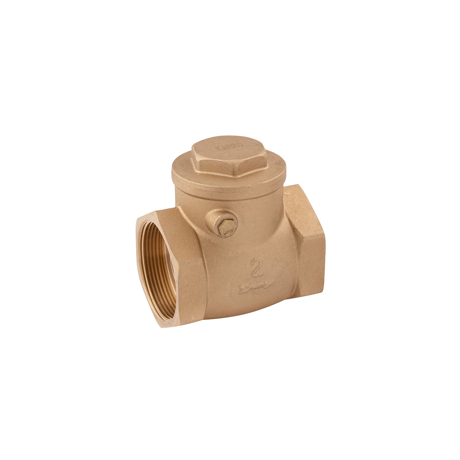 Пелюстковий клапан Karro 2" ВВ латунний KR-107