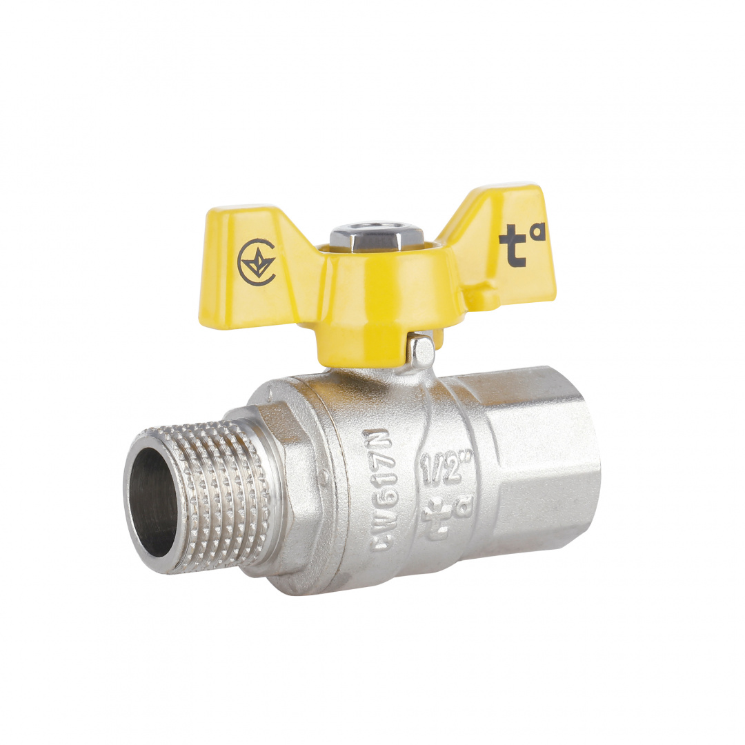 Кран кульовий Thermo Alliance Forte 1/2" ВЗ для газа (метелик) SF607G15