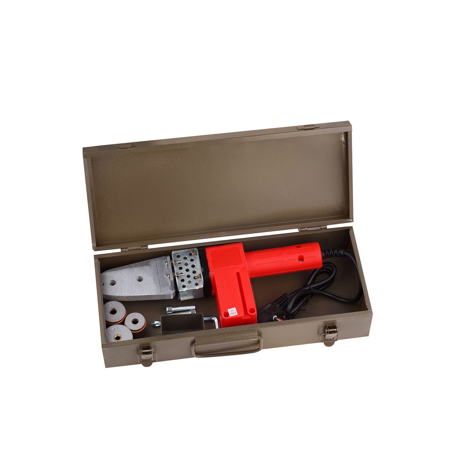 Паяльник для труб PPR Bergerr B10 кейс із насадками 20-32 мм (700W)