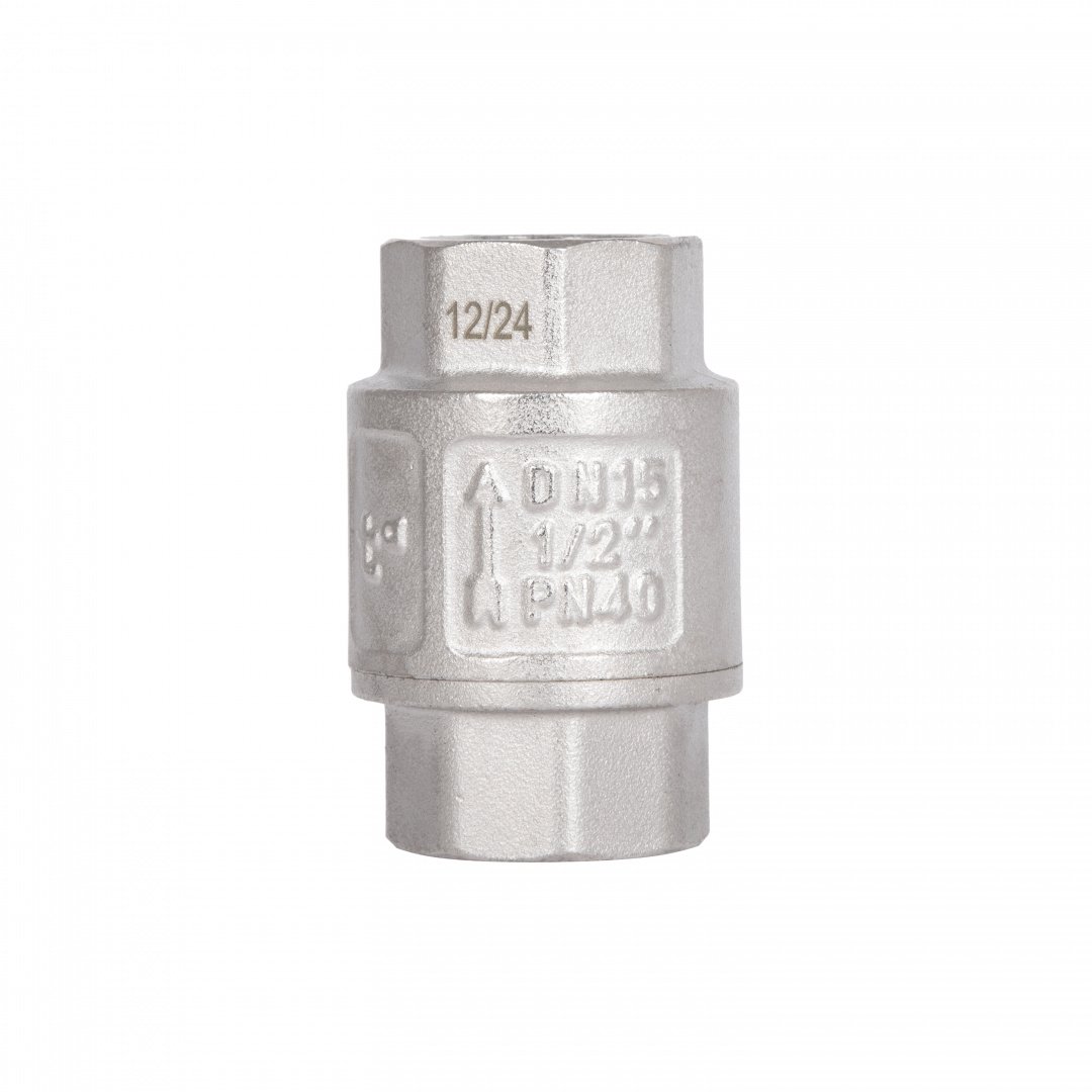 Зворотний клапан Thermo Alliance Standart з латунним штоком 1/2"ВВ посилений TAS246W15