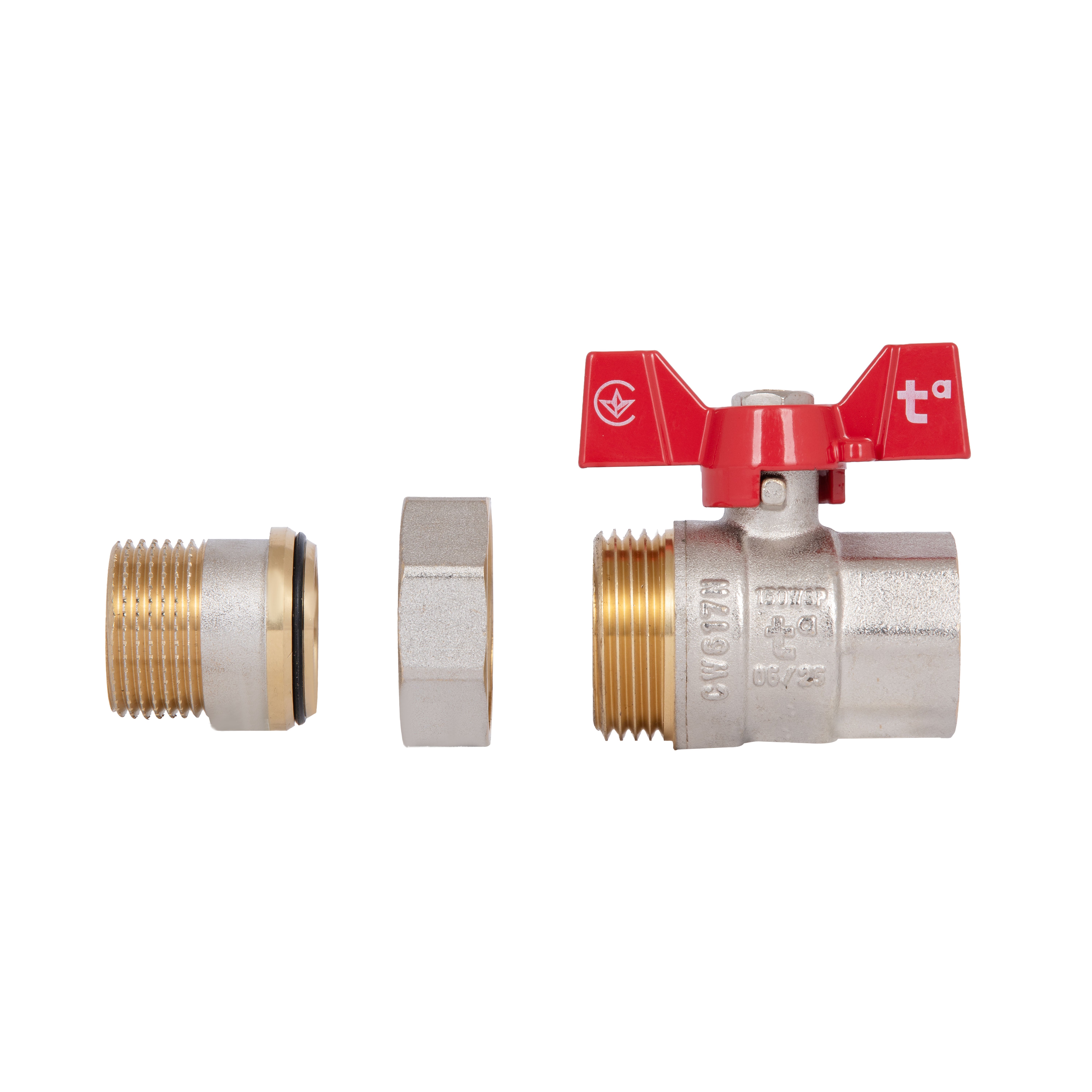 Кран кульовий "Американка" Thermo Alliance Standart 3/4" ВЗ прямий SD220NW20PN40