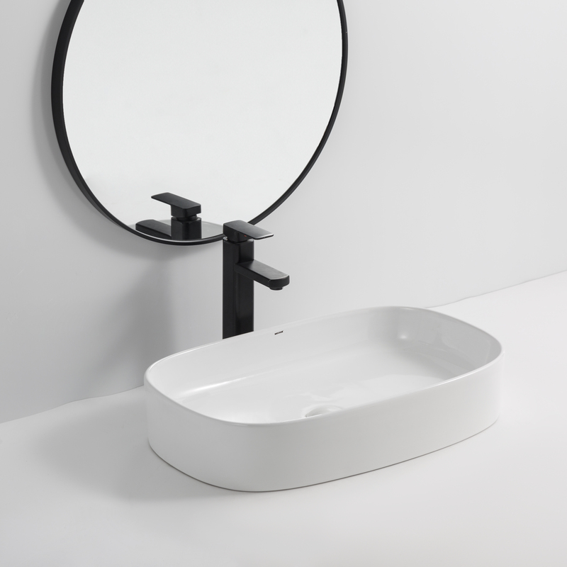 Раковина накладна MIXXUS PREMIUM BEVEL-0105 610х375х120mm (MP6524)
