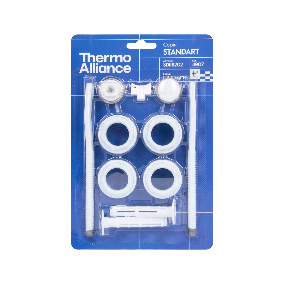 Комплект на радіатор Thermo Alliance Standart 3/4"х1" SD118202