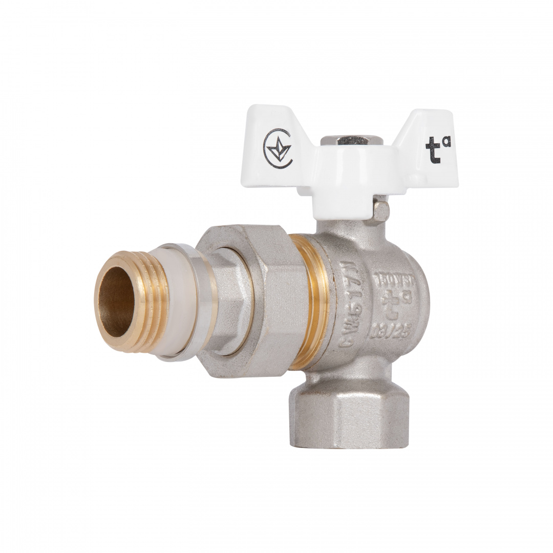 Кран Американка Thermo Alliance Standart з антипротіканням кутовий 1/2 PN40 конус SD901NW15PN40