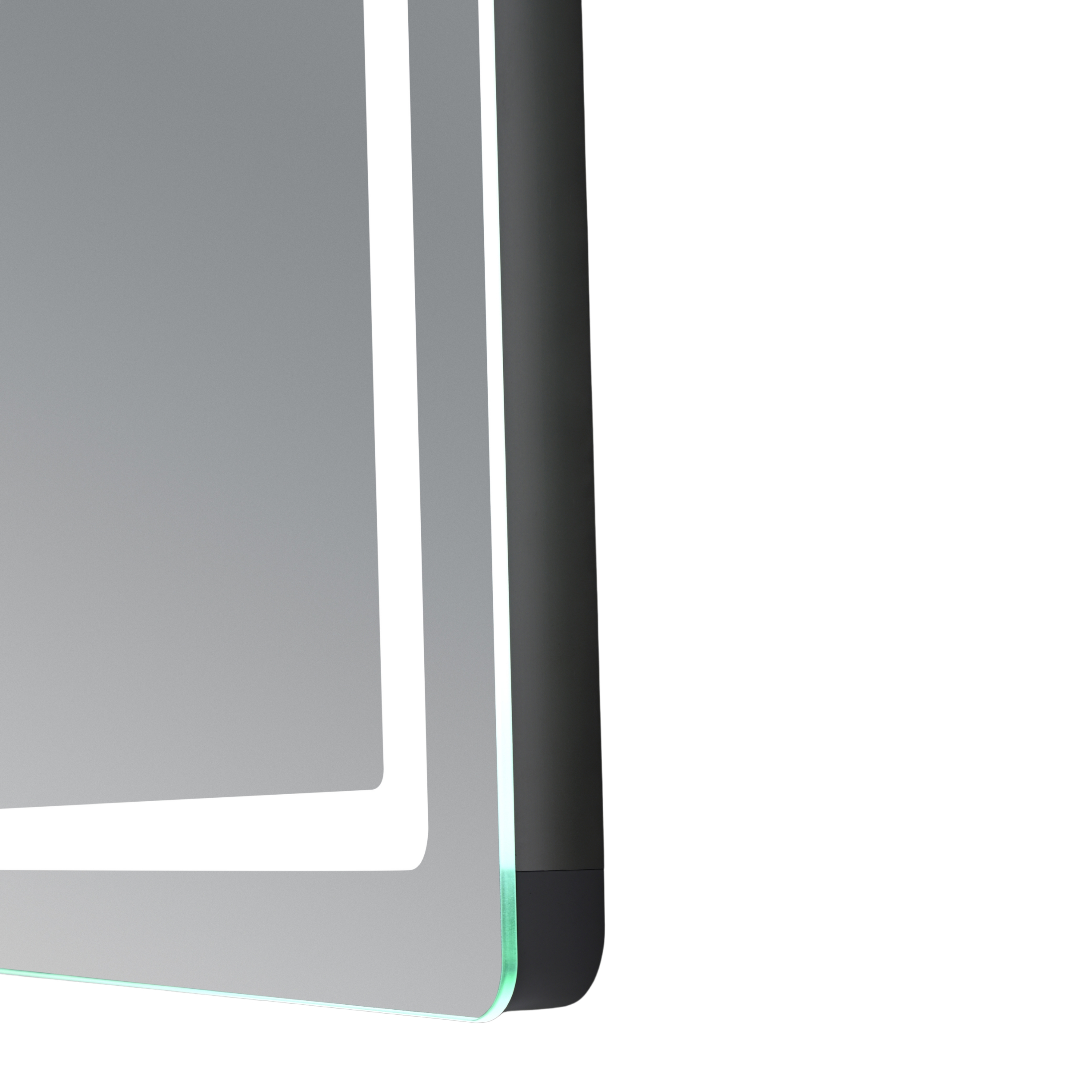 Дзеркало Qtap Mideya (MI2) 800х600 з годинником, з LED-підсвічуванням Touch, з антизапотіванням, димером, рег. яскравості QTMID80060049265