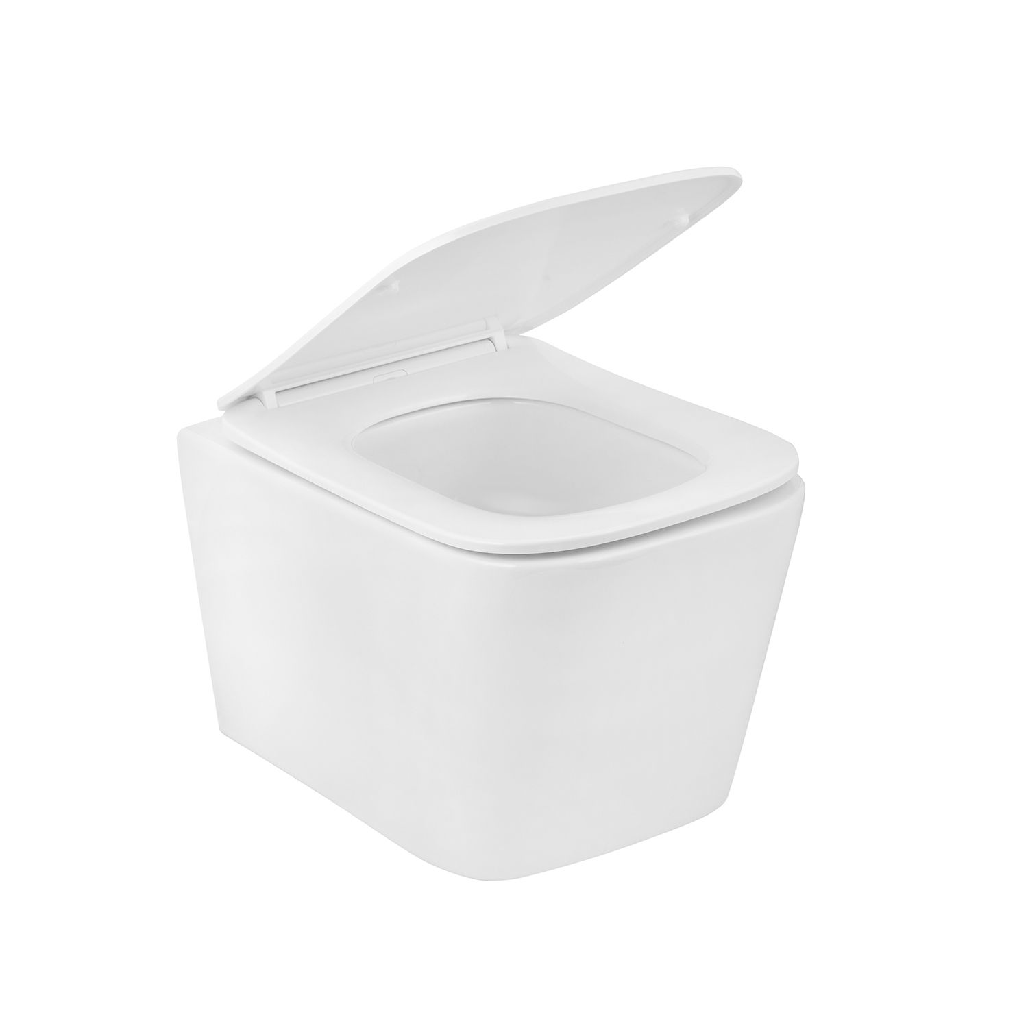 Унітаз підвісний Kroner Eifel WHI483429 TORNADO безобідковий з сидінням