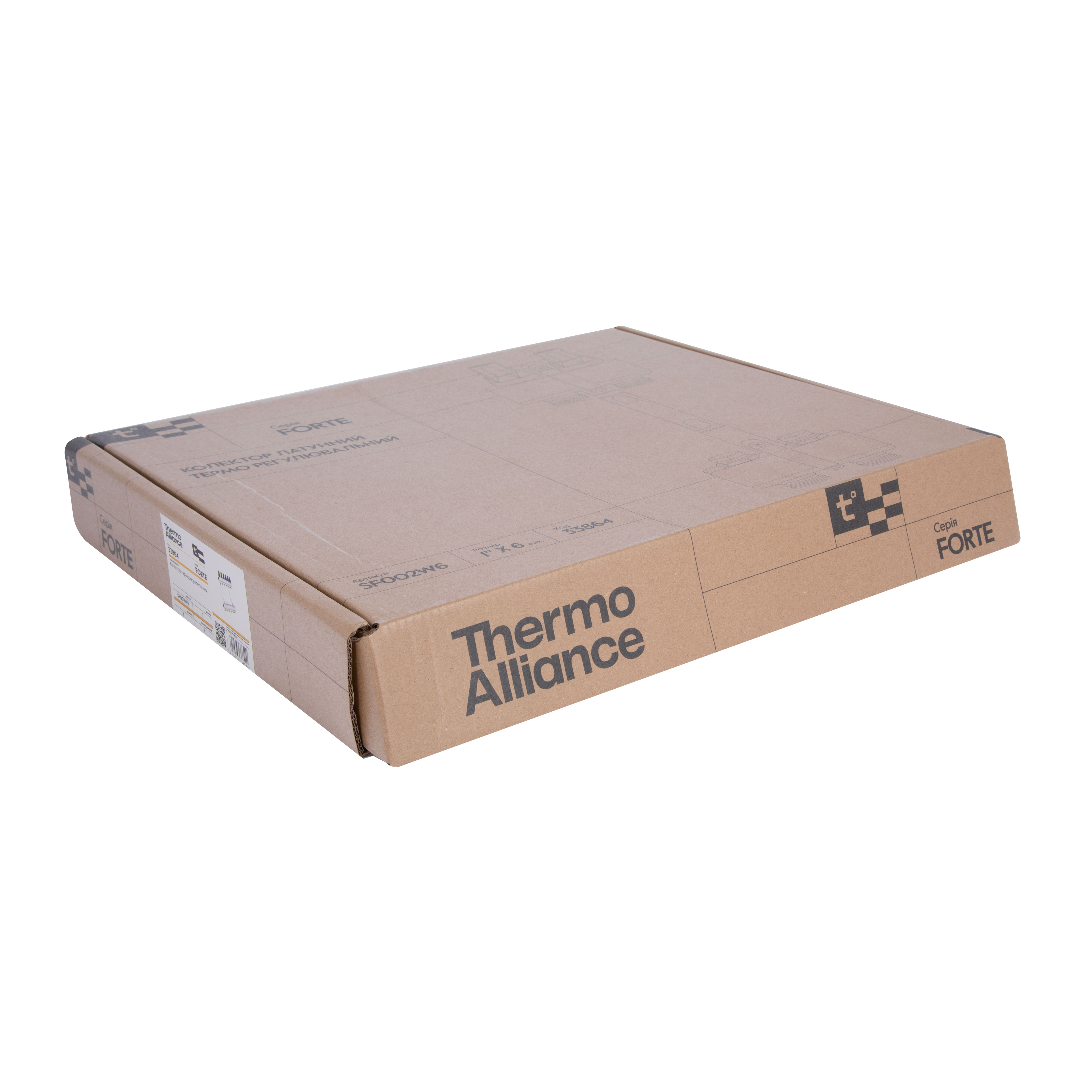 Колектор Thermo Alliance Forte 1" 6 виходів SF002W6