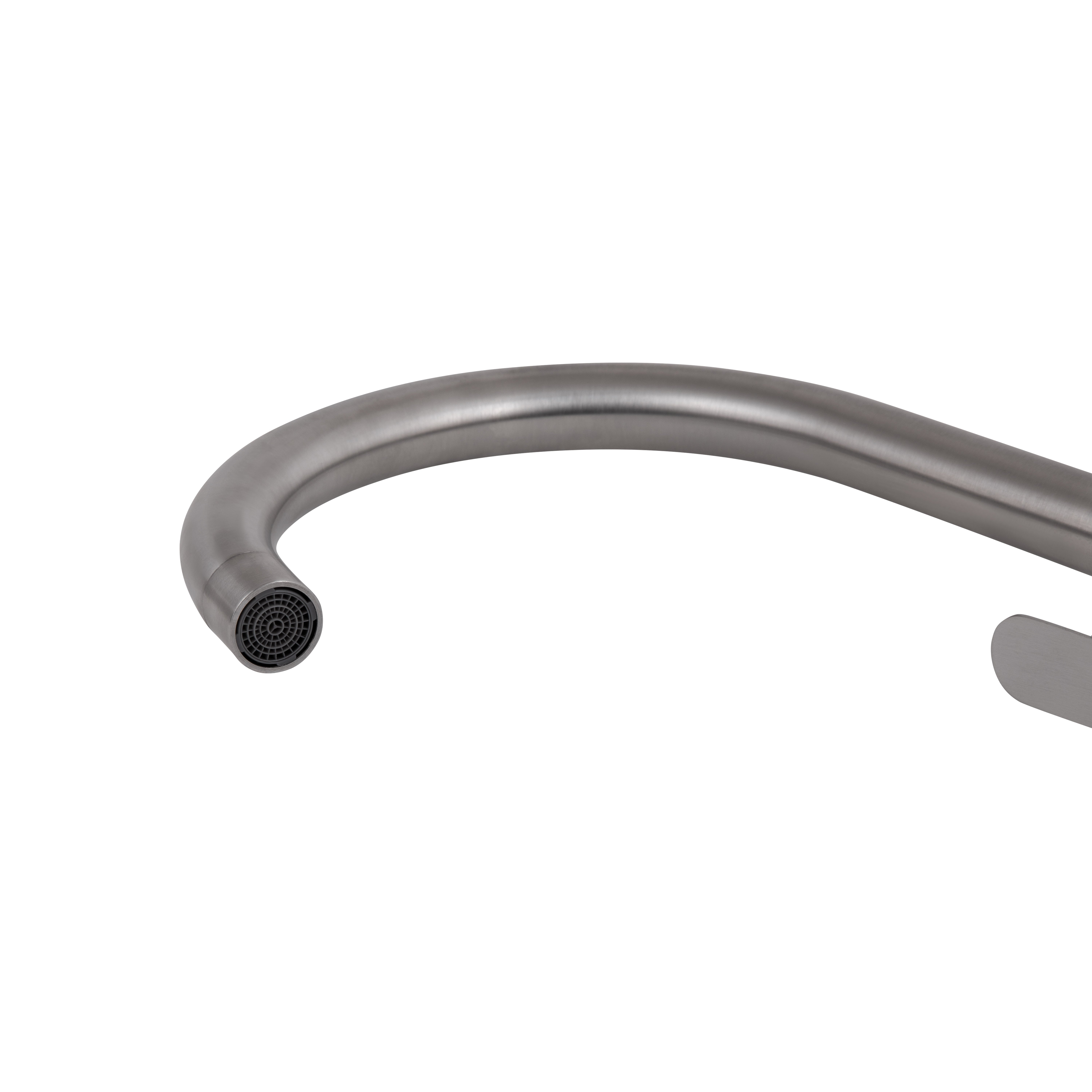 Змішувач для кухні U-образний Brinex Pure 015F U-образний  Nickel BRIPUR015FNKL