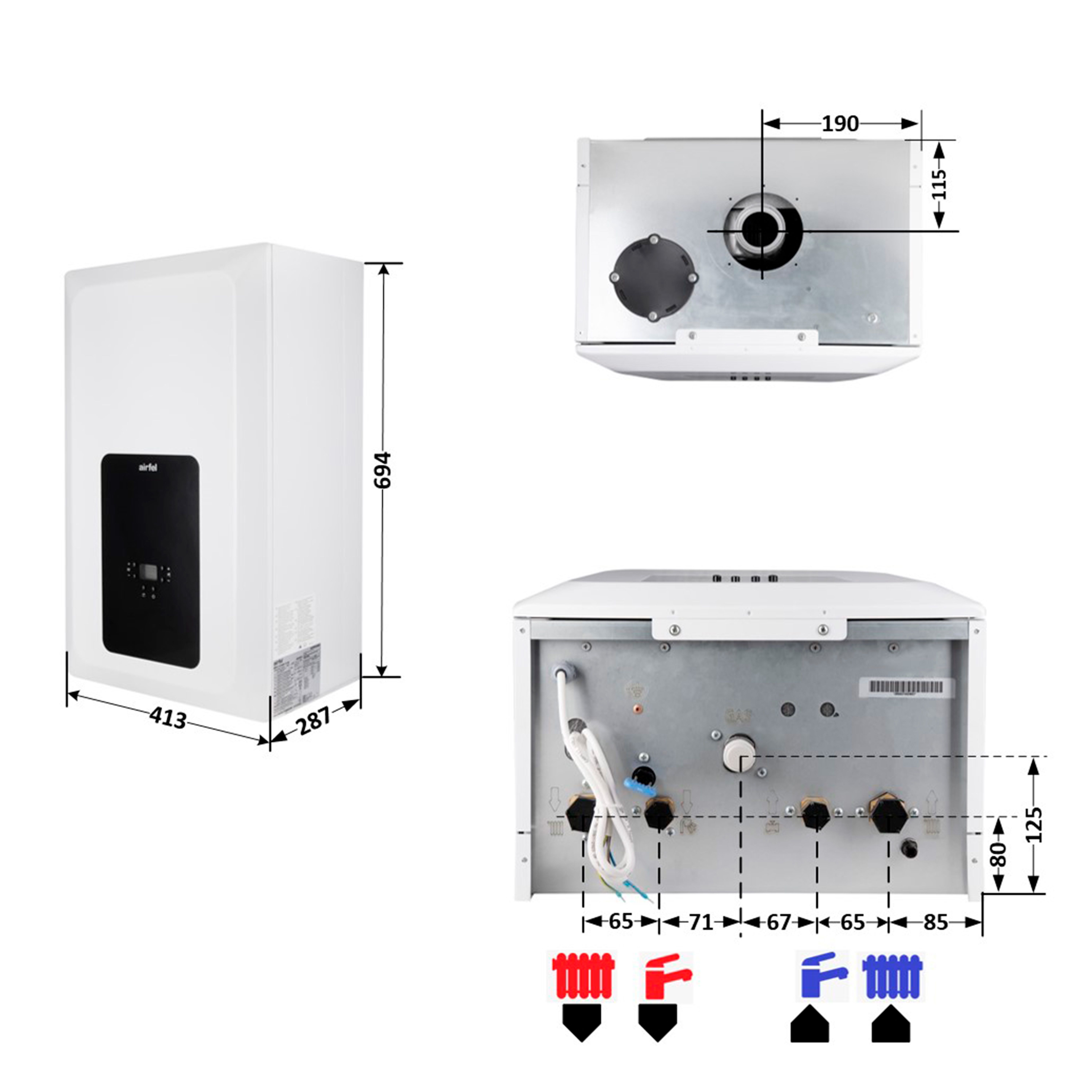 Котел газовий Airfel Elegant 18 кВт