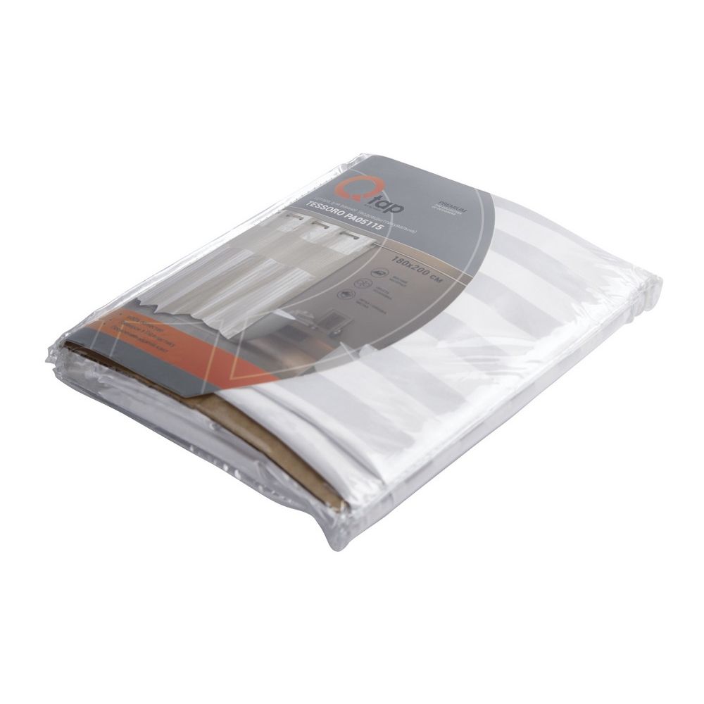 Шторка для ванной Qtap Tessoro PA05115 180х200