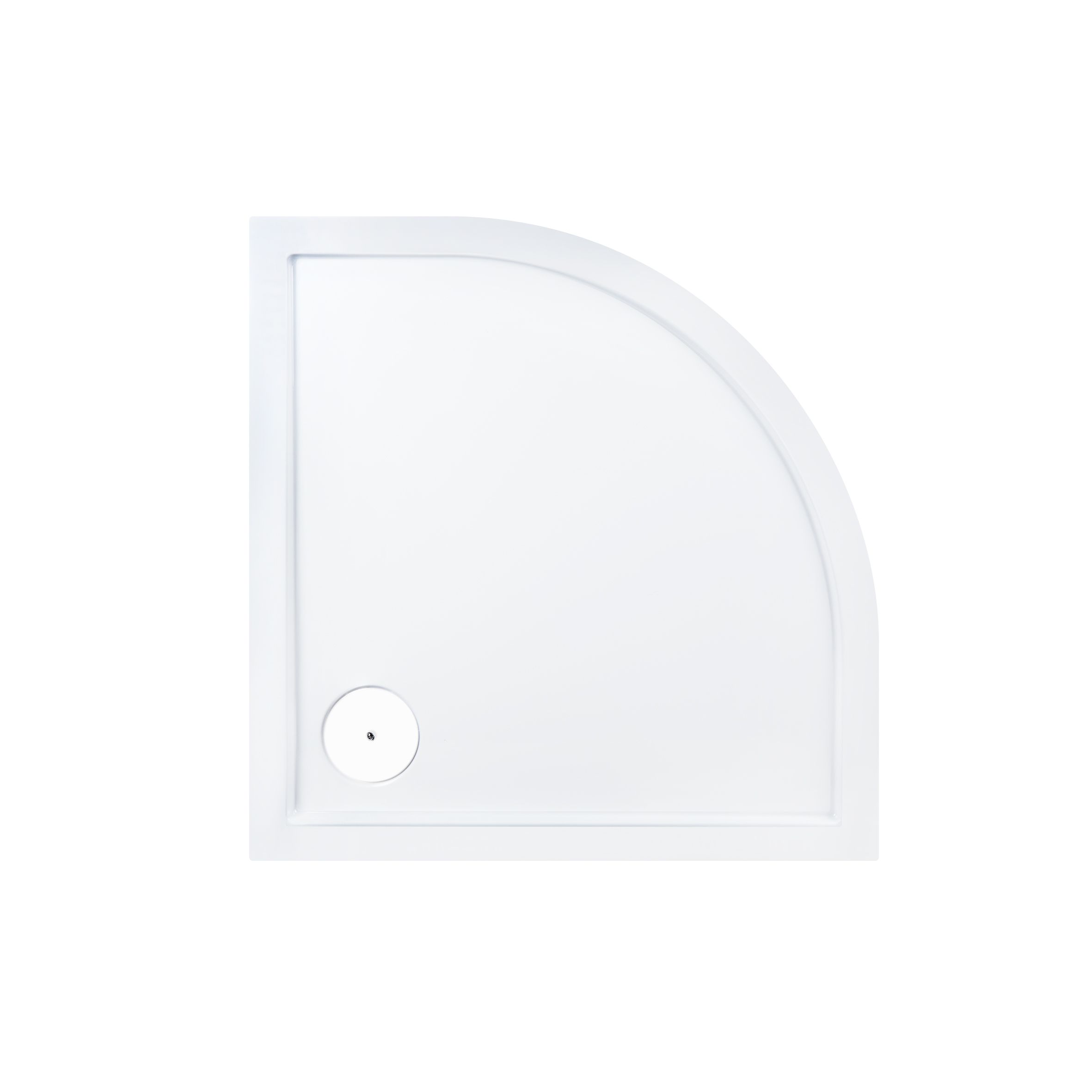 Душевой поддон Qtap Robin 308812W 80x80x12 см + сифон