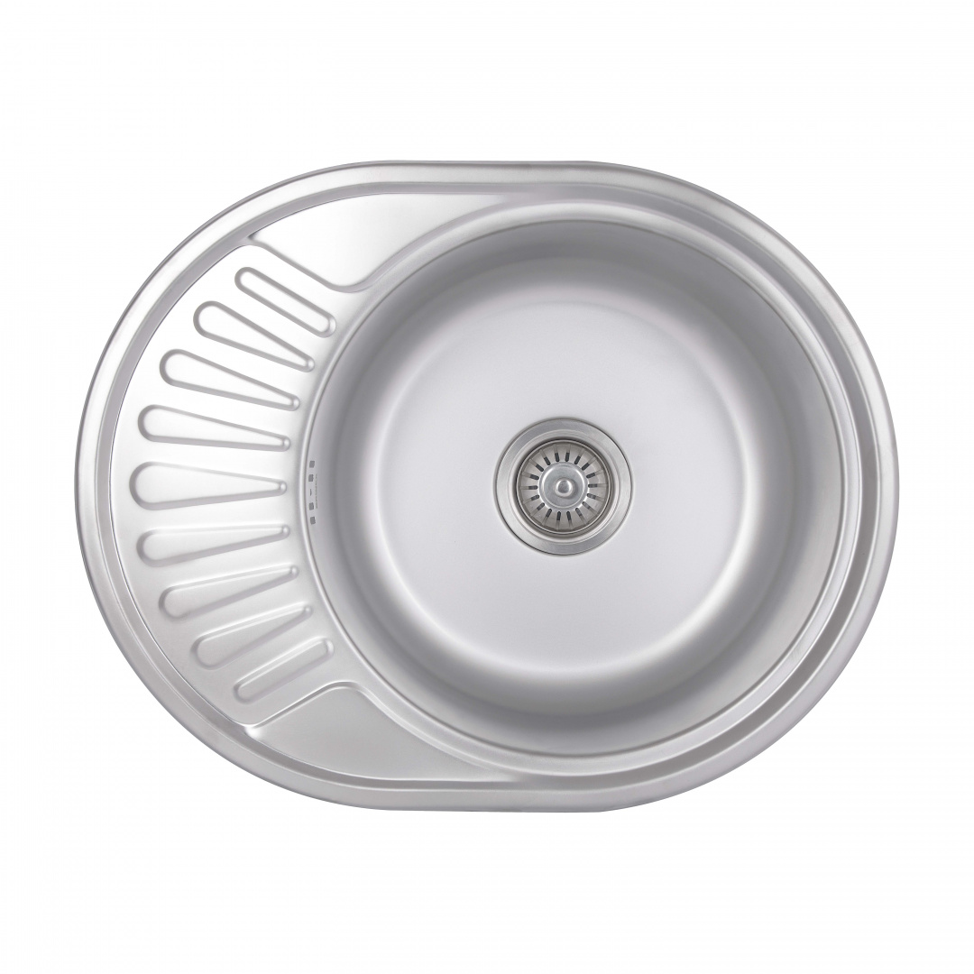 Кухонна мийка Brinex 5745 0,8 мм Satin (BRIN5745SAT08)