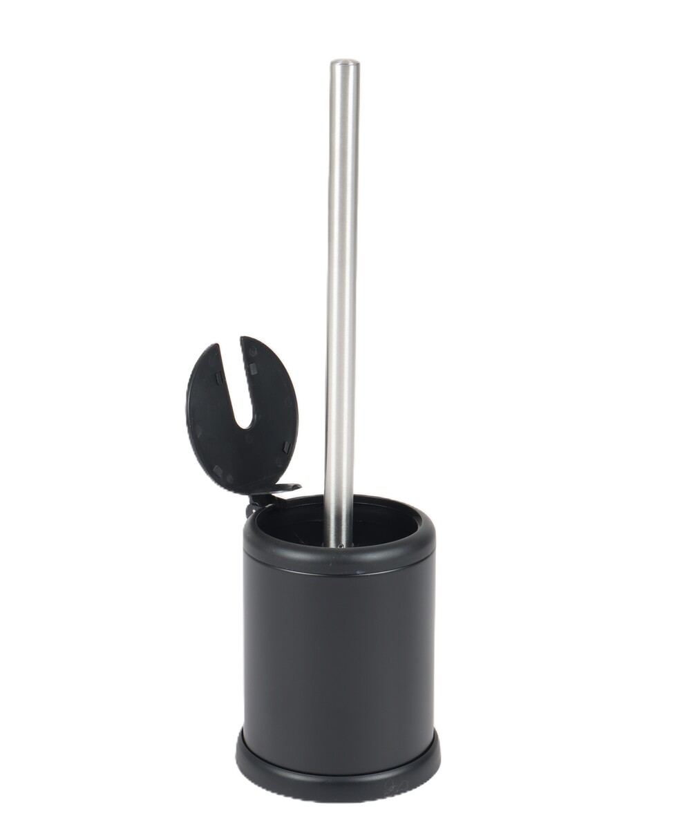 Йоржик для унітазу підлоговий MIXXUS TOPPER-TB0201 BLACK (колір чорний) (MI7095)
