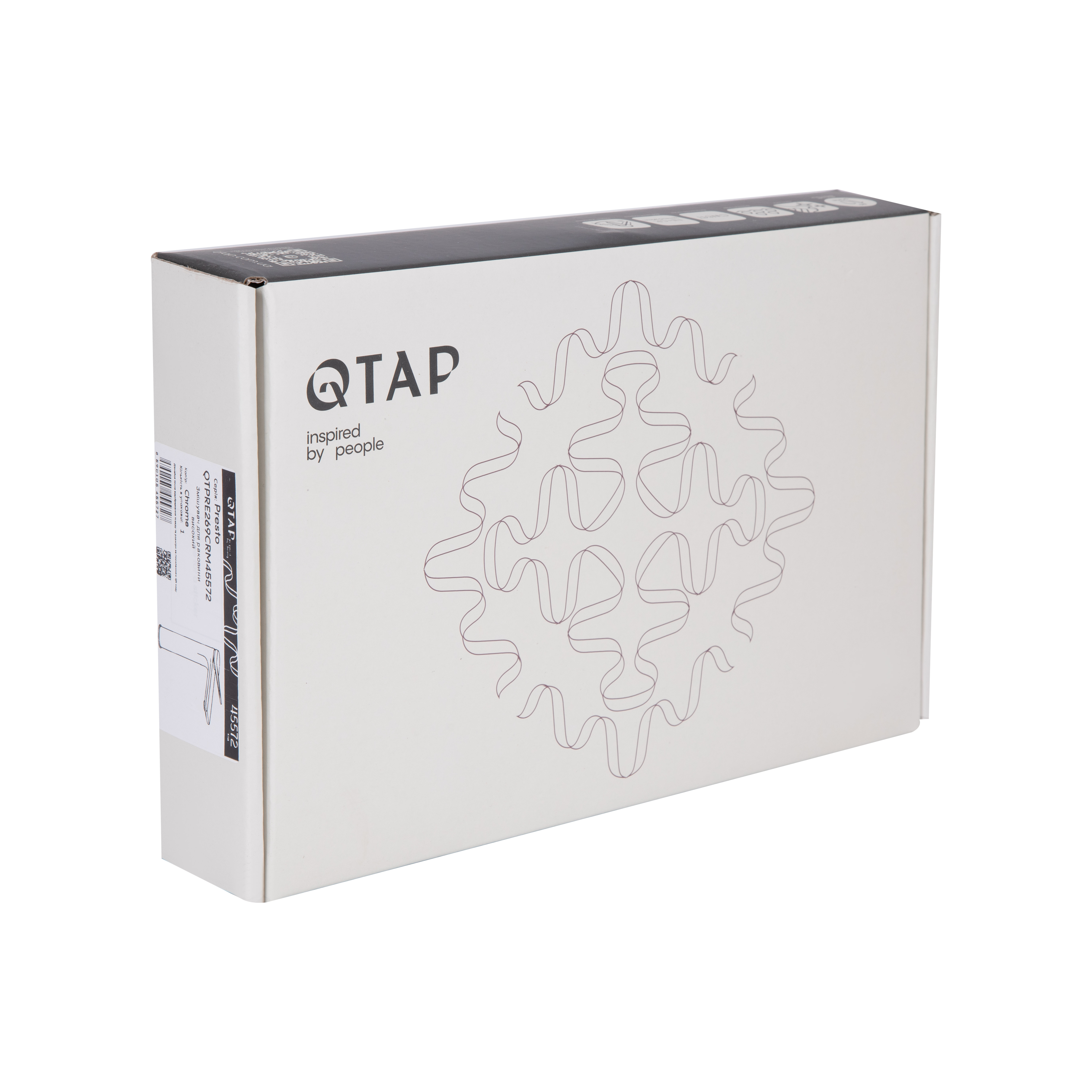 Змішувач для раковини Qtap Presto високий QTPRE269CRM45572 Chrome