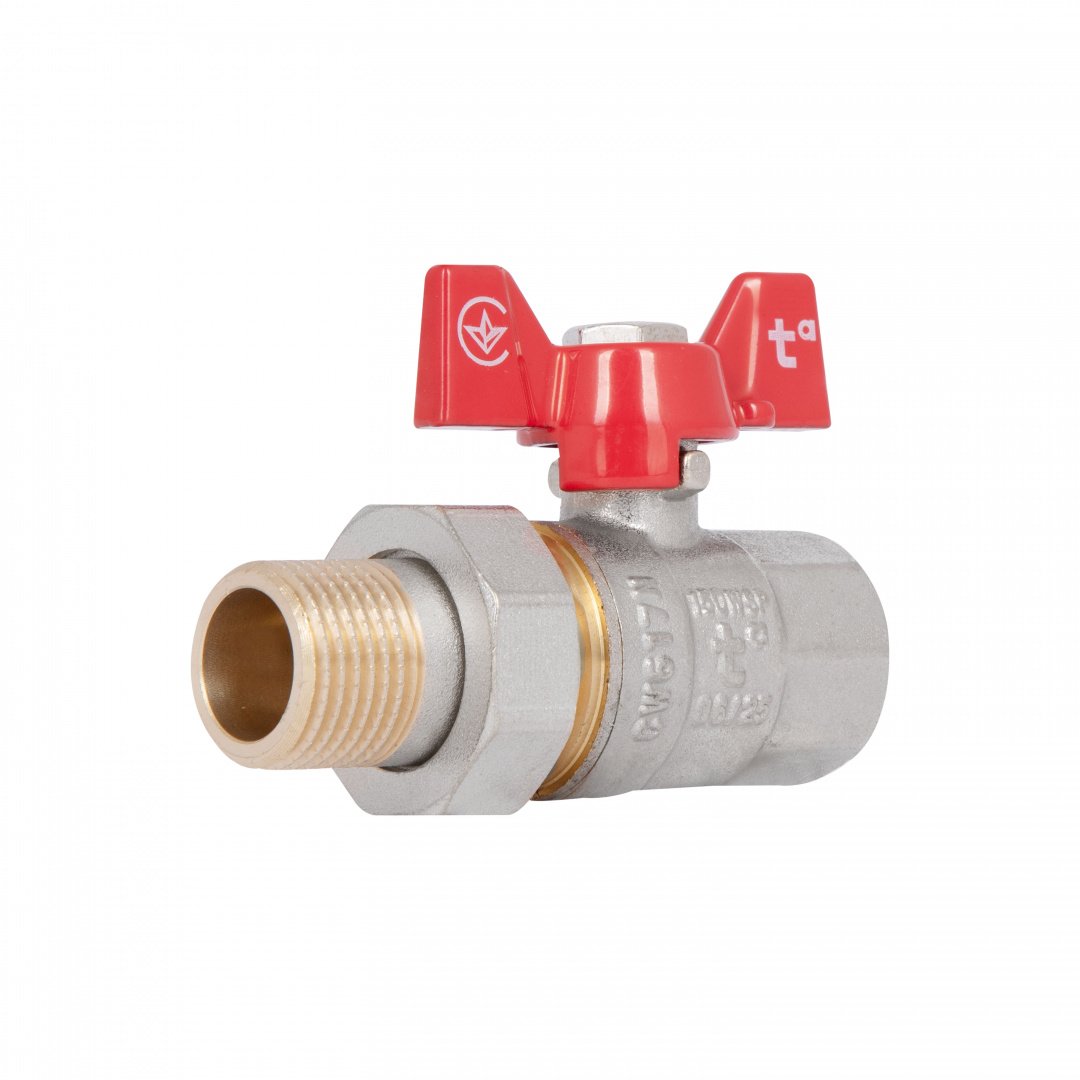 Кран кульовий "Американка" Thermo Alliance Standart 1/2" ВЗ прямий SD220NW15PN40