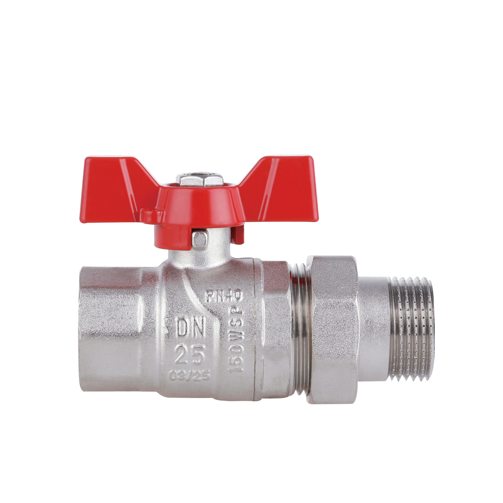 Кран кульовий "Американка" Thermo Alliance Forte 1" прямий SF220W25
