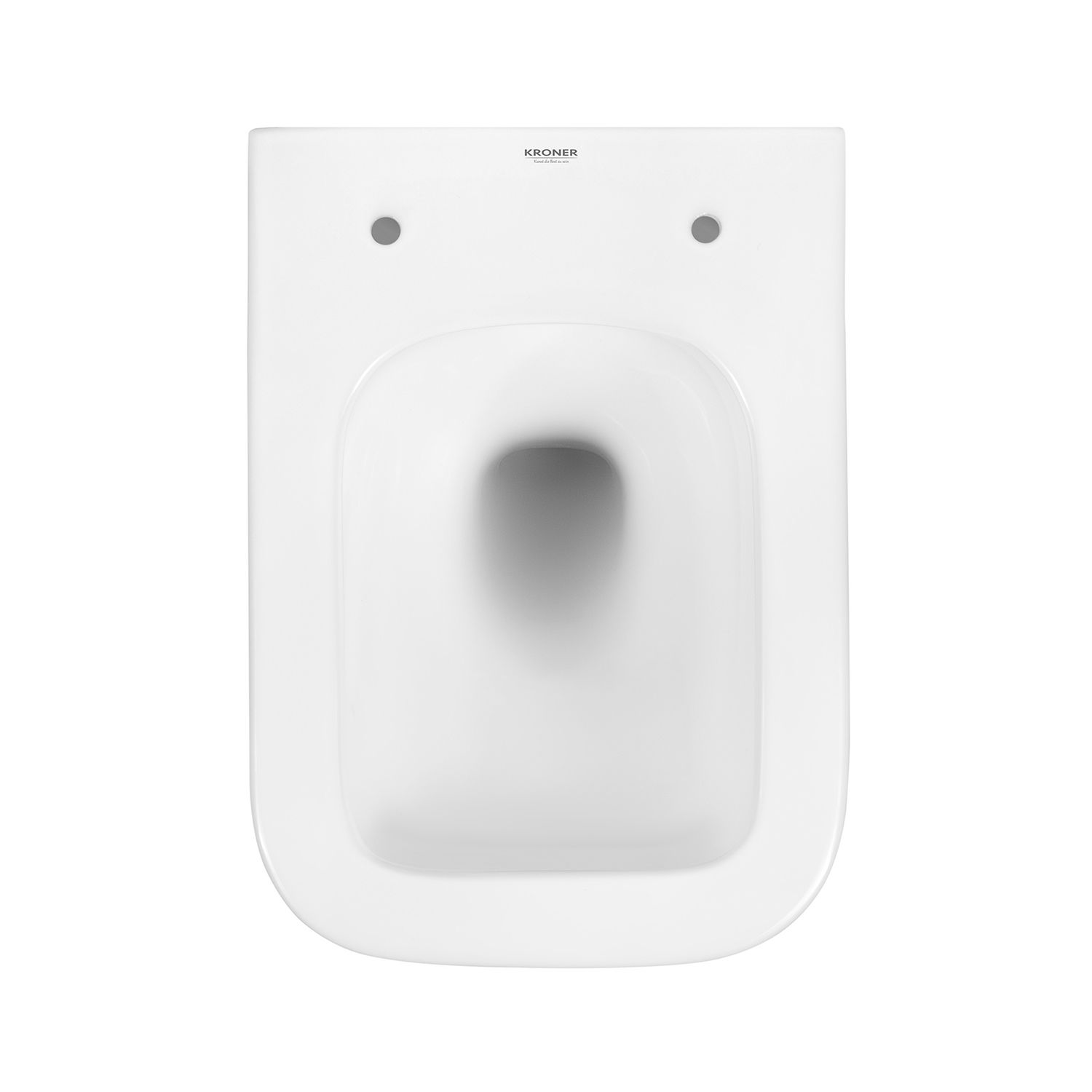 Унітаз підвісний Kroner Eifel WHI483429 TORNADO безобідковий з сидінням