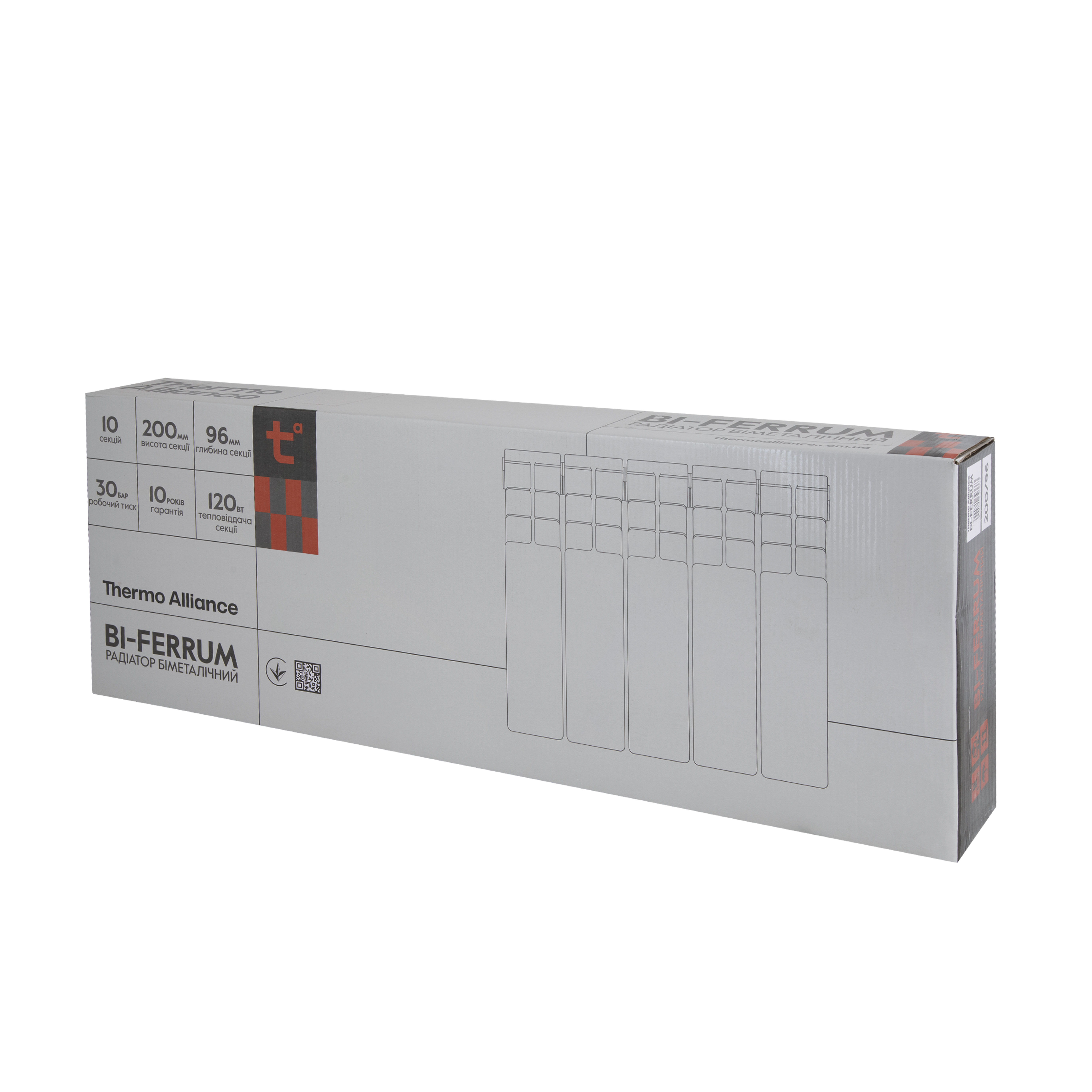 Радіатор біметалічний Thermo Alliance Bi-Ferrum 200/96 0,81 кг