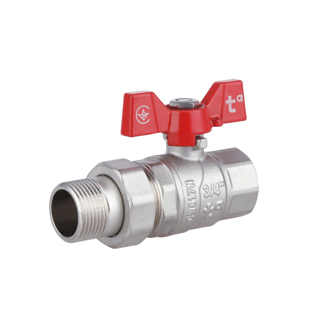 Кран кульовий "Американка" Thermo Alliance Forte 3/4" прямий SF220W20