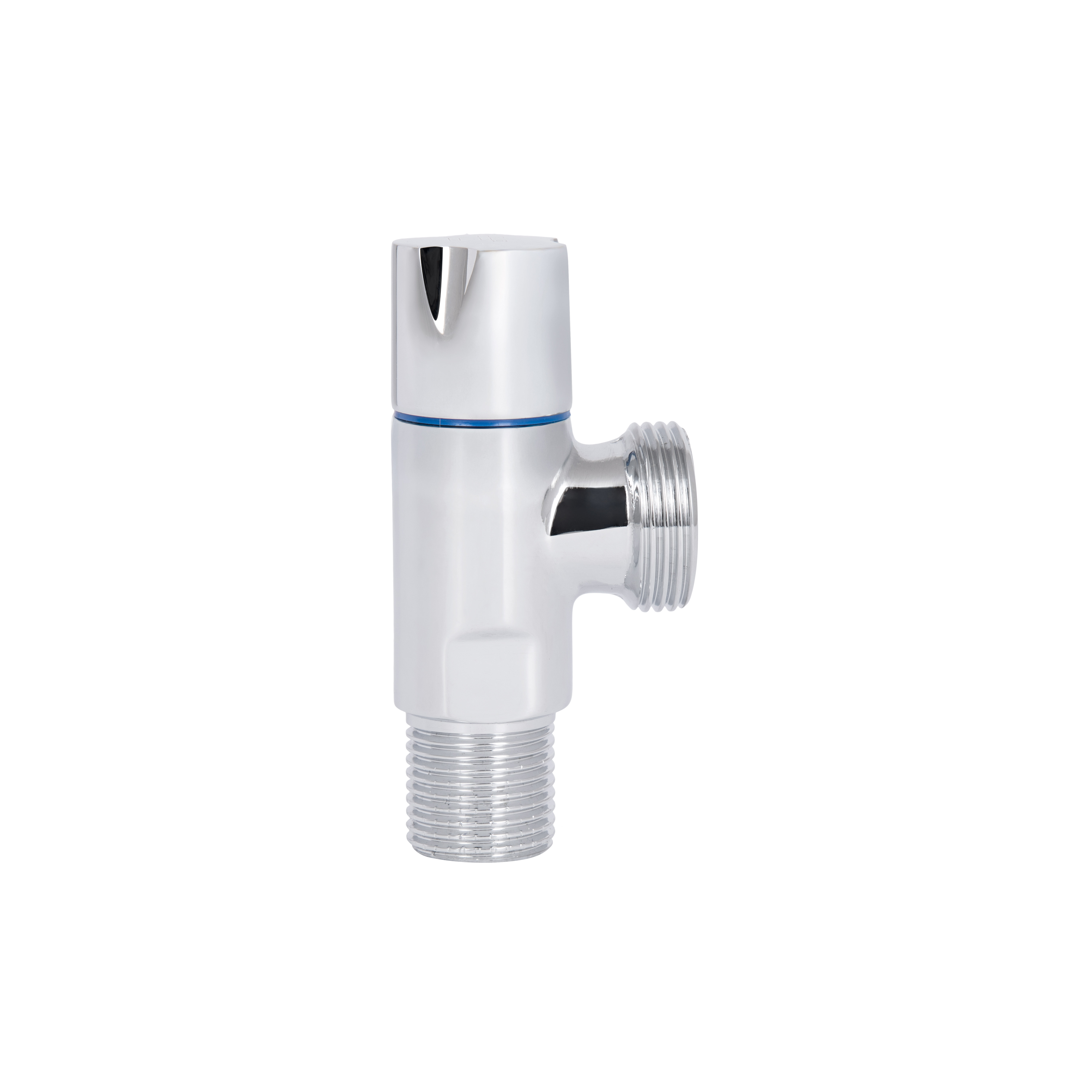 Кран кутовий Thermo Alliance Standart (ручка кругла) з керам.буксою 1/2"З х 3/4"З SF342W1520