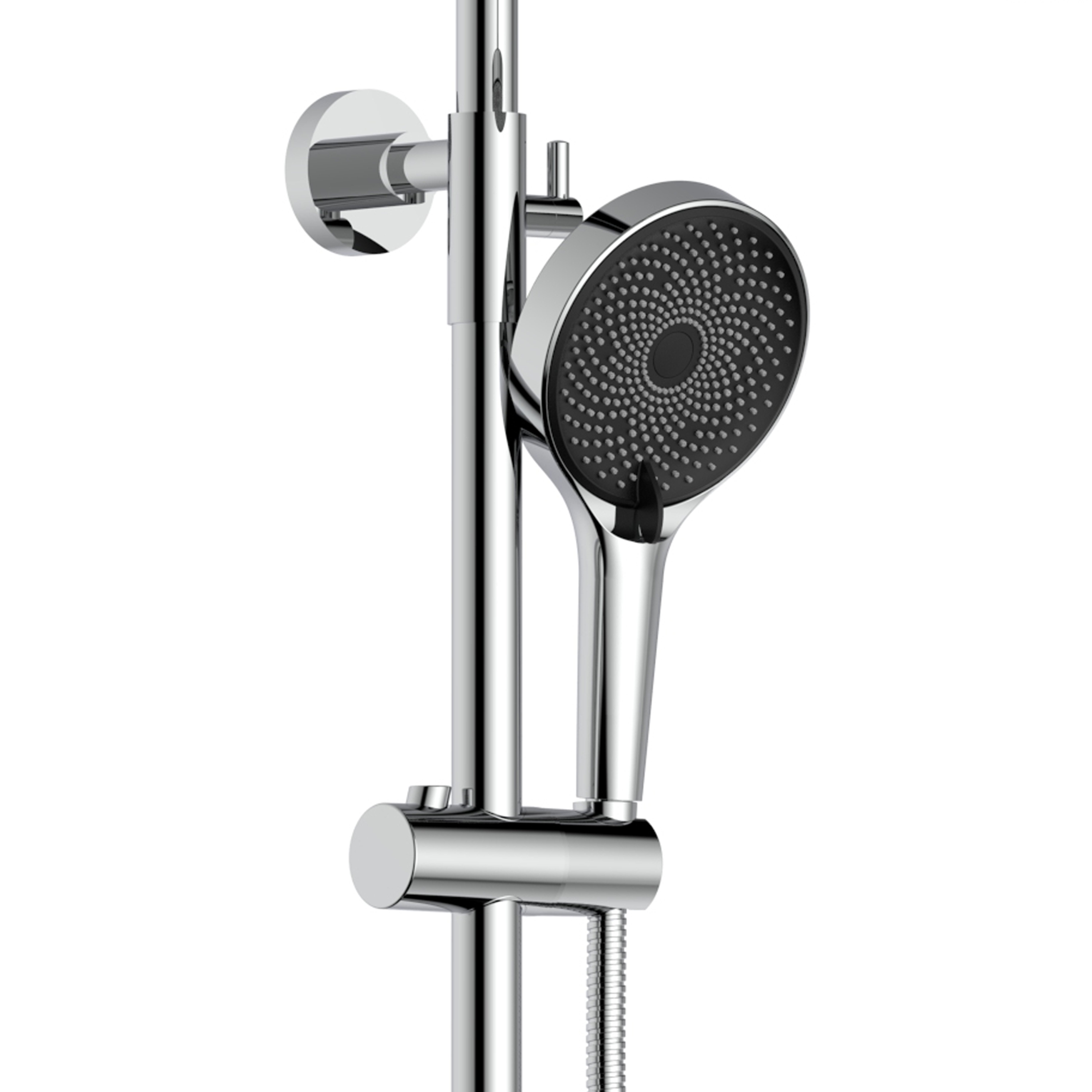 Душова система універсальна Qtap Sloup на два споживачі QT57103OC Chrome