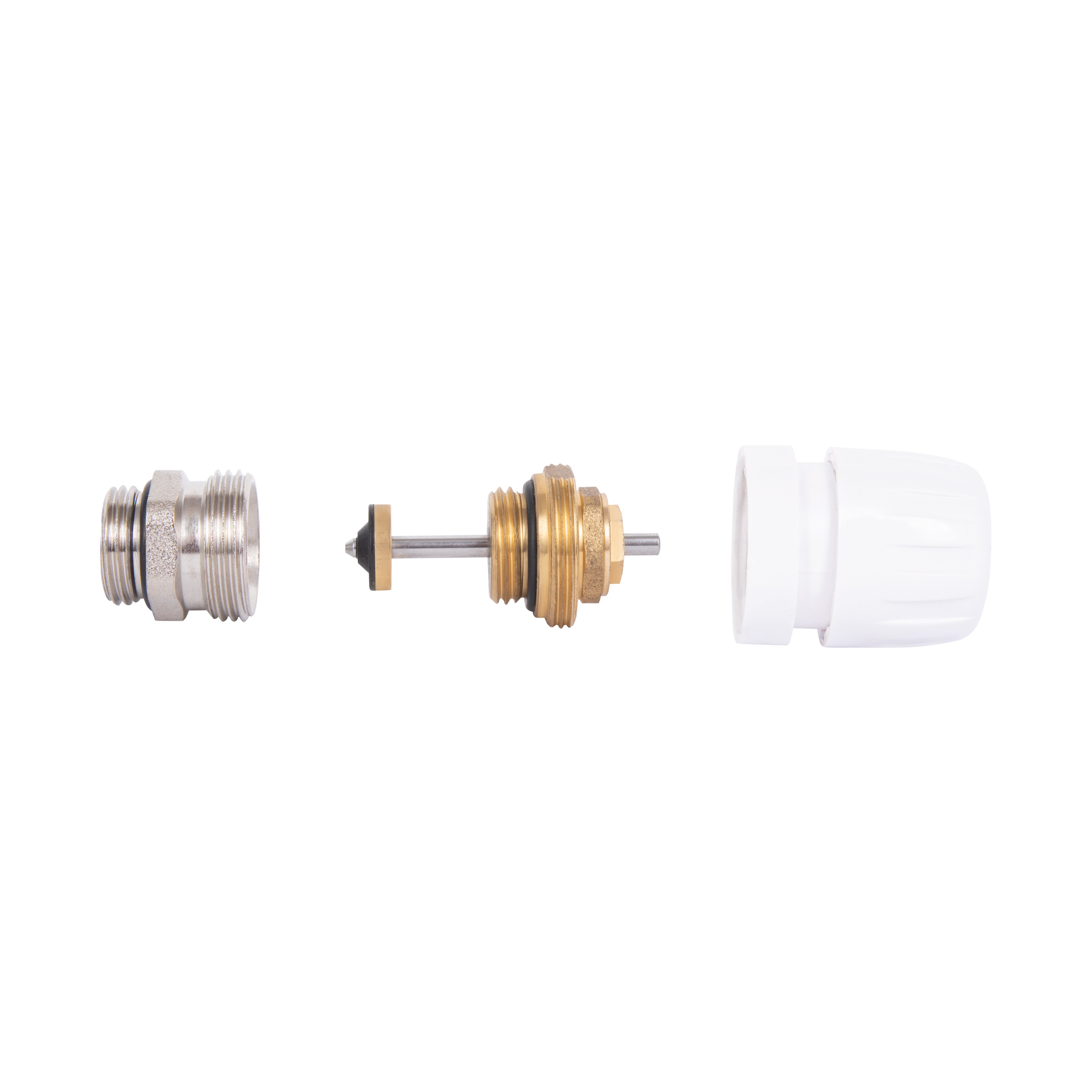 Кран термостатичний для колектора латунного Thermo Alliance Standart 1/2"х3/4" SF012