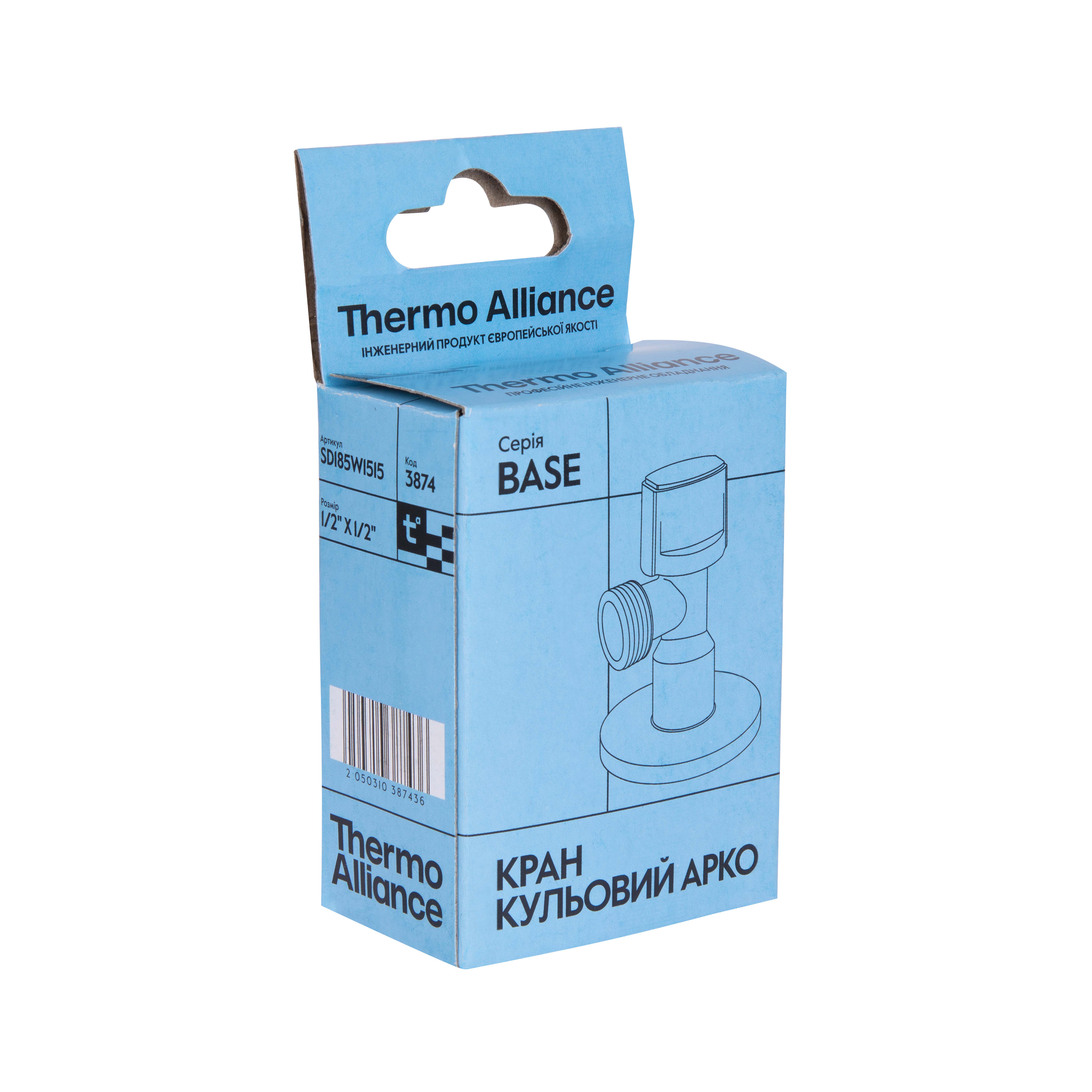 Кран приладовий Thermo Alliance Base 1/2" ЗР SD185W1515