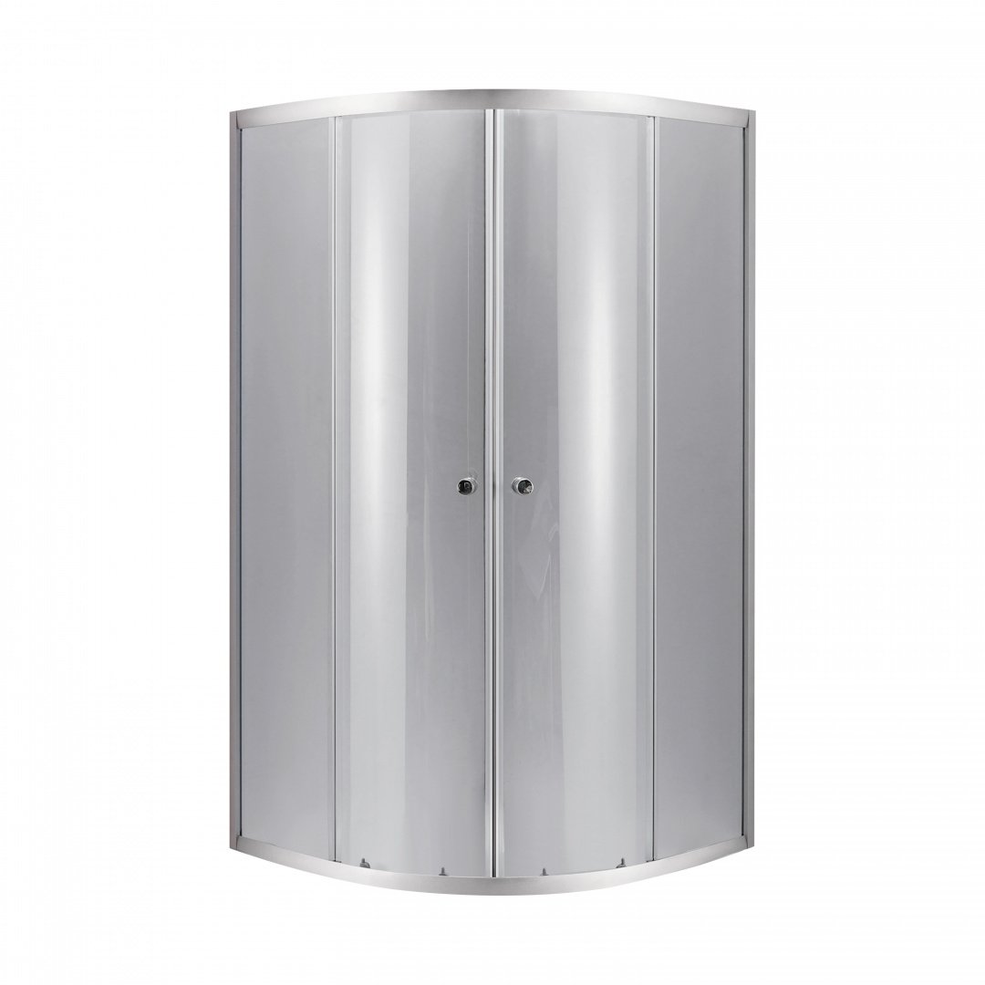 Душова кабіна Lidz Latwa SC90x90.SAT.LOW.DGR, скло темне тоноване 4 мм без піддона
