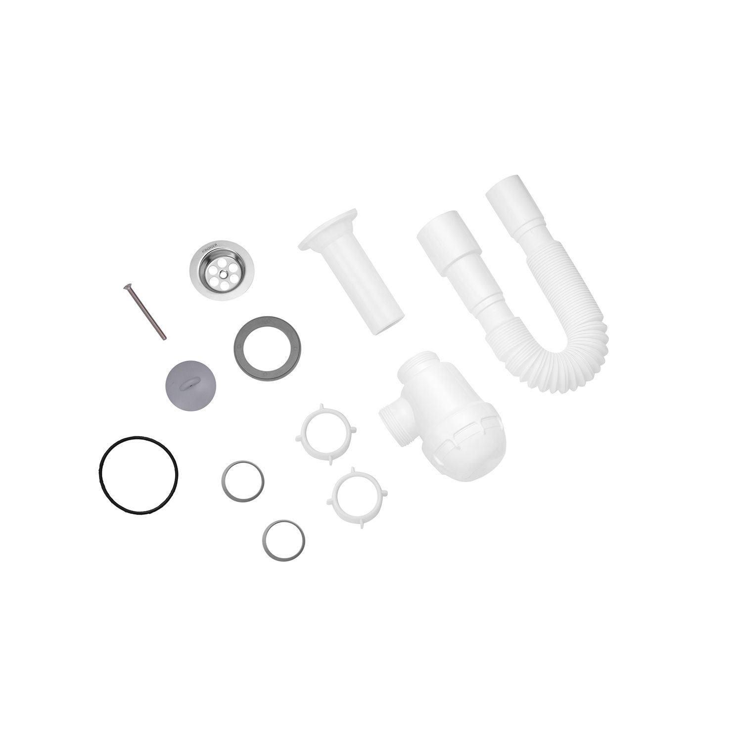 Сифон для кухонної мийки Kroner KRP - TW01 1 1/2"х40х50