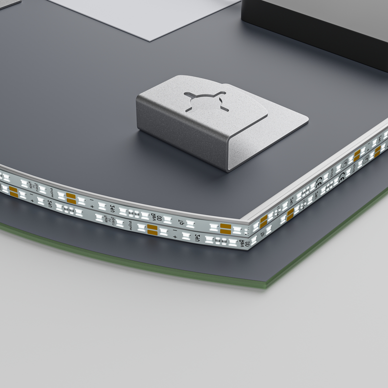 Дзеркало MIXXUS PREMIUM TOPPER MS01-90x70-REVERSE з LED Touch, Anti-fog, димером (3-6,5kK) (MP6632)