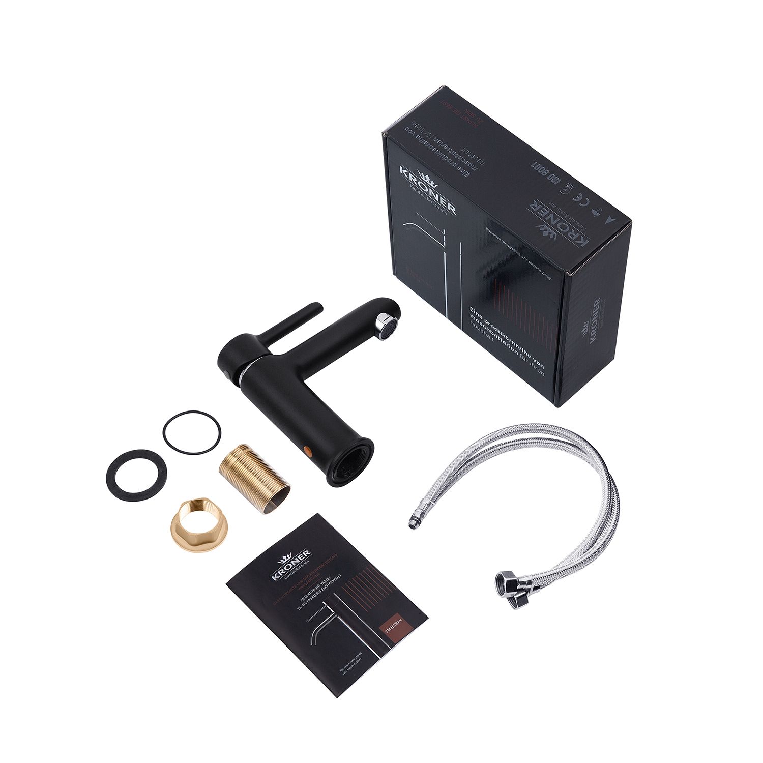 Набор 2 в 1 душова система Kroner Essen-SCH063 + змішувач Essen-SCH010