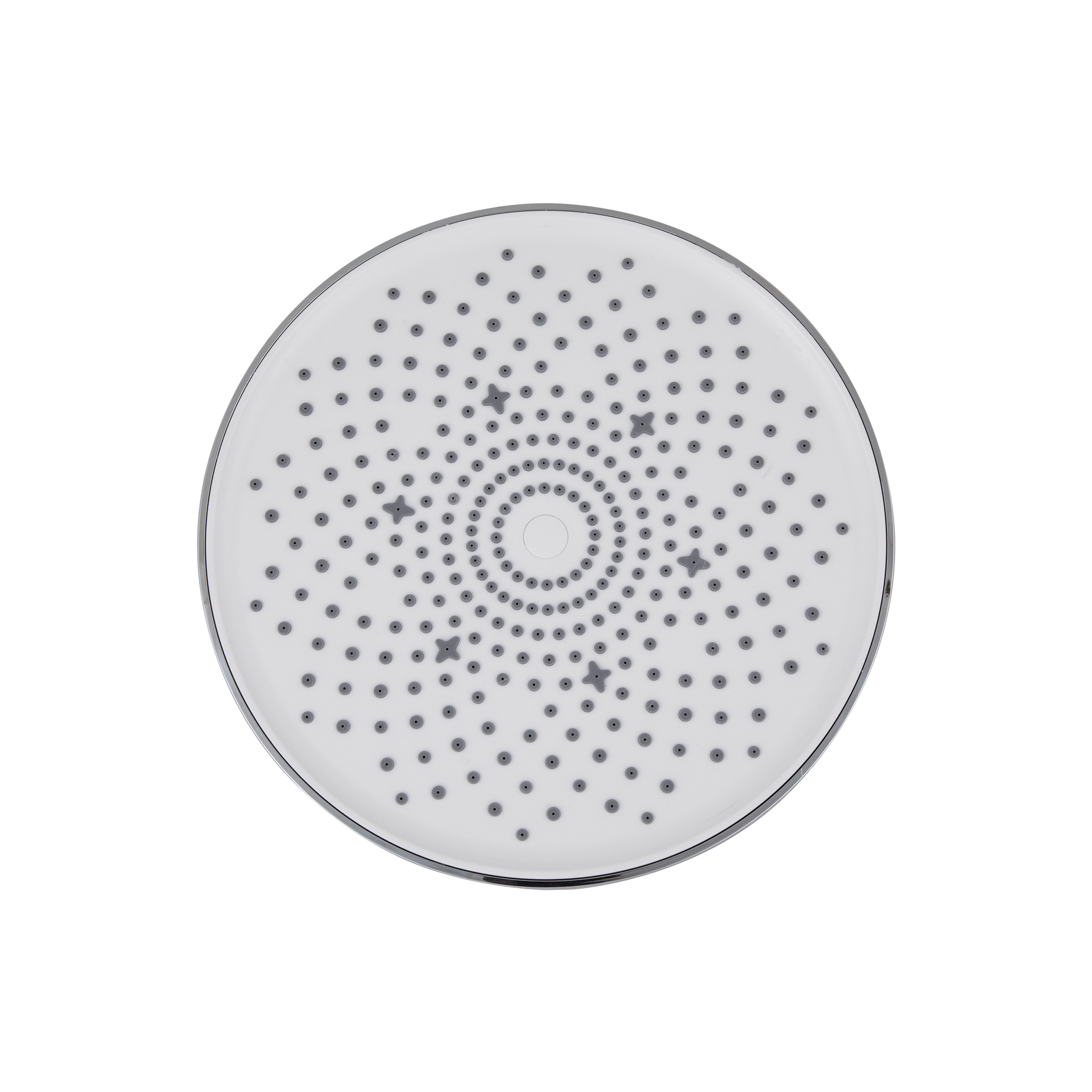 Лійка для верхнього душу Qtap Hlavova D 230 мм округла QTHLA107CRM45787 Chrome/White