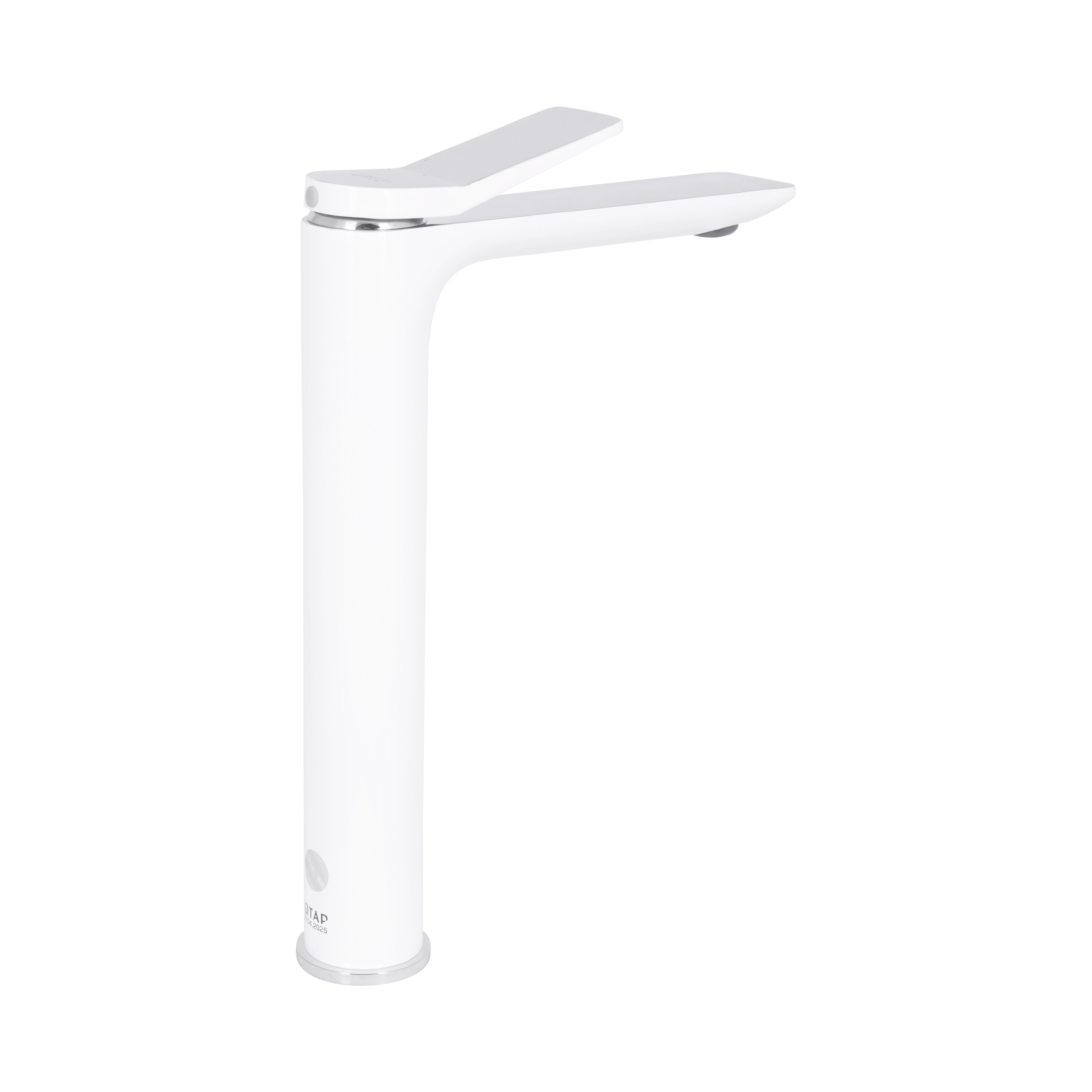 Змішувач для раковини Qtap Presto високий QTPRE269CRW45577 Chrome/White