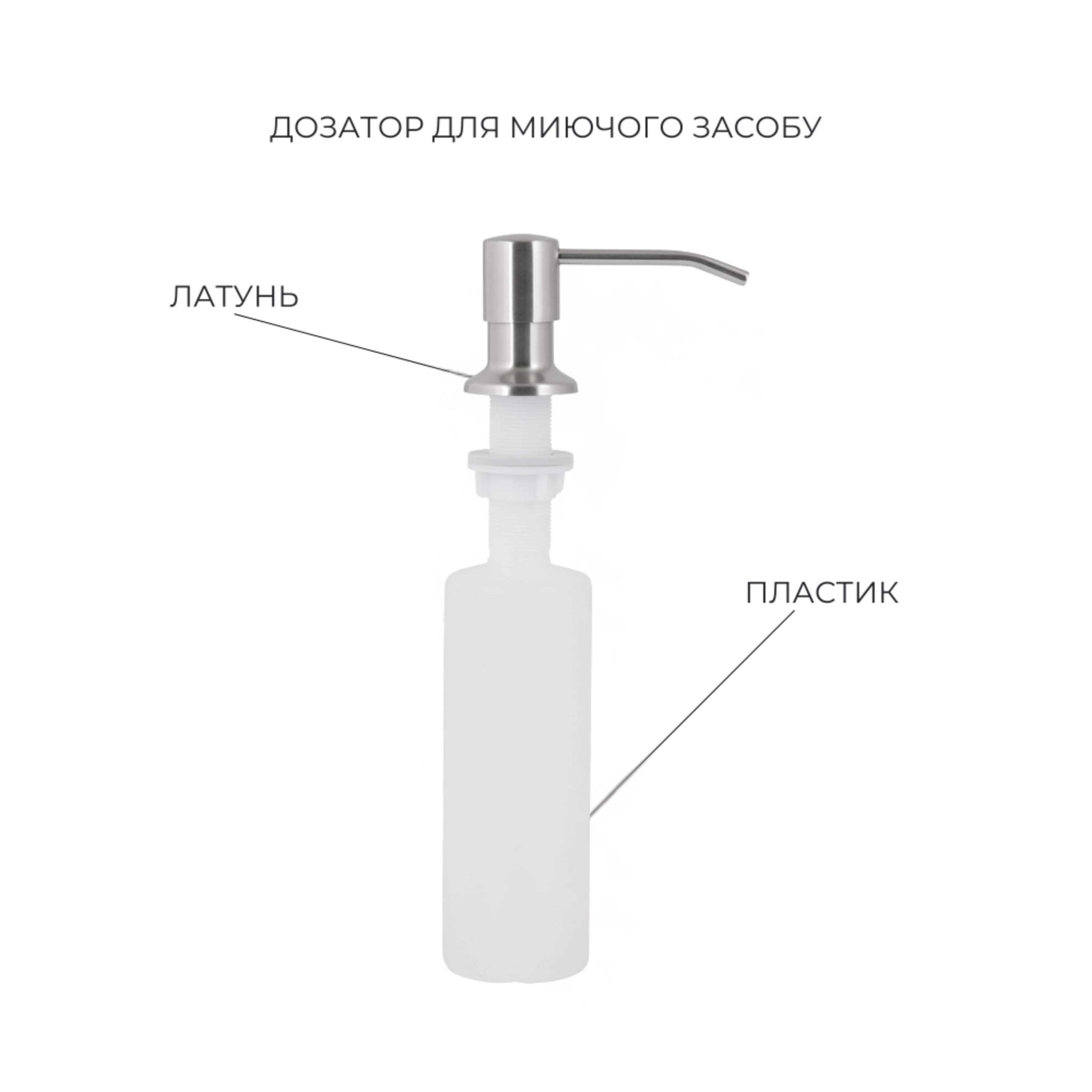 Акційний набір Lidz: мийка H6845 Decor 3,0/1,0 мм + Змішувач Aria для кухні з гнучким виливом (k35) Grey