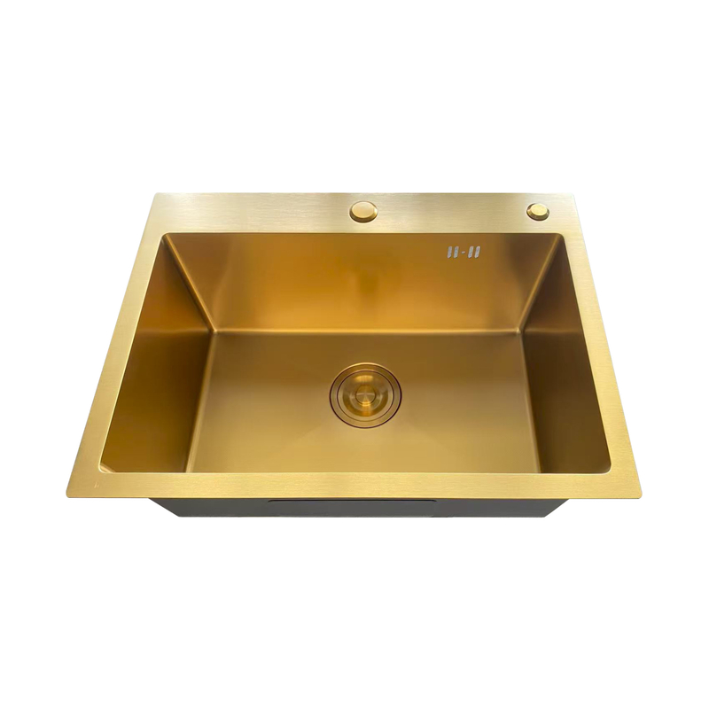 Мийка з нерж. сталі MIXXUS MH5843 MICRO DECOR BRUSHED GOLD (3.0/0.8) (колір матове золото) (MI8218)
