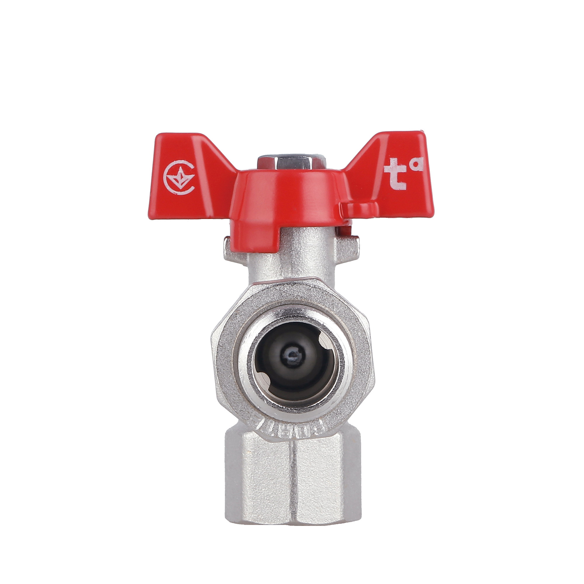 Кран кульовий «Американка» Thermo Alliance Forte 1/2" кутовий SF221W15