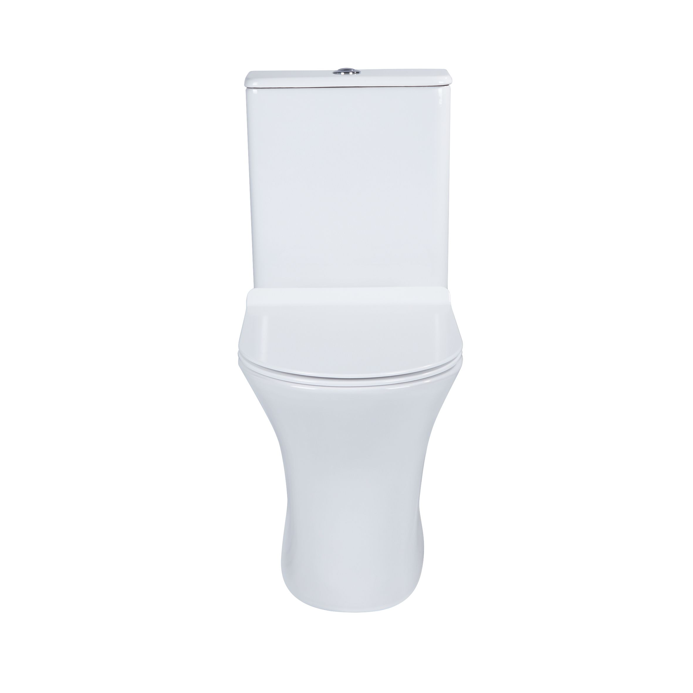 Унітаз-компакт Qtap Presto безобідковий з сідінням Soft-close QT24221217AW