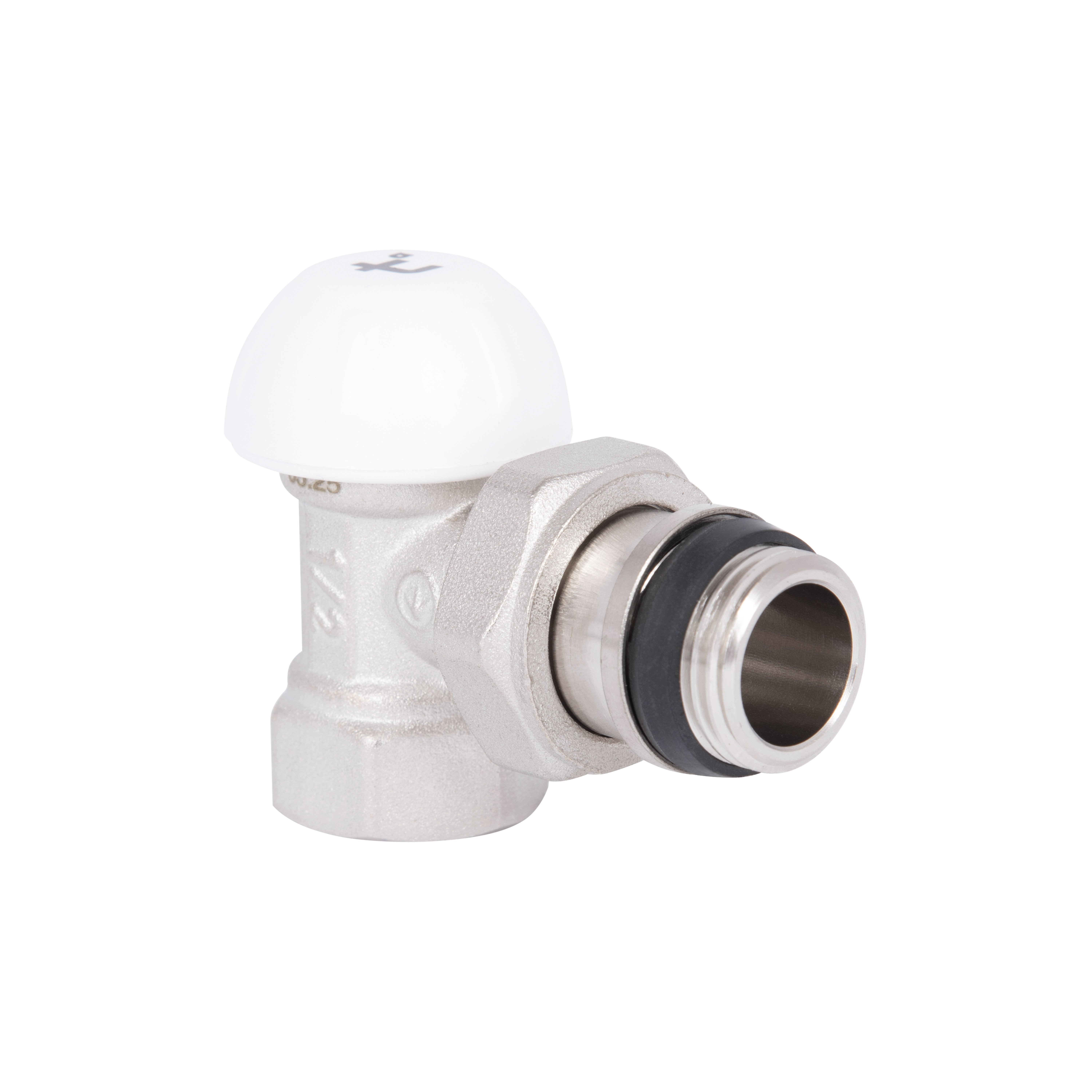 Кран радіаторний Thermo Alliance Standart Powerful 1/2" з антипротіканням кутовий SF233W15