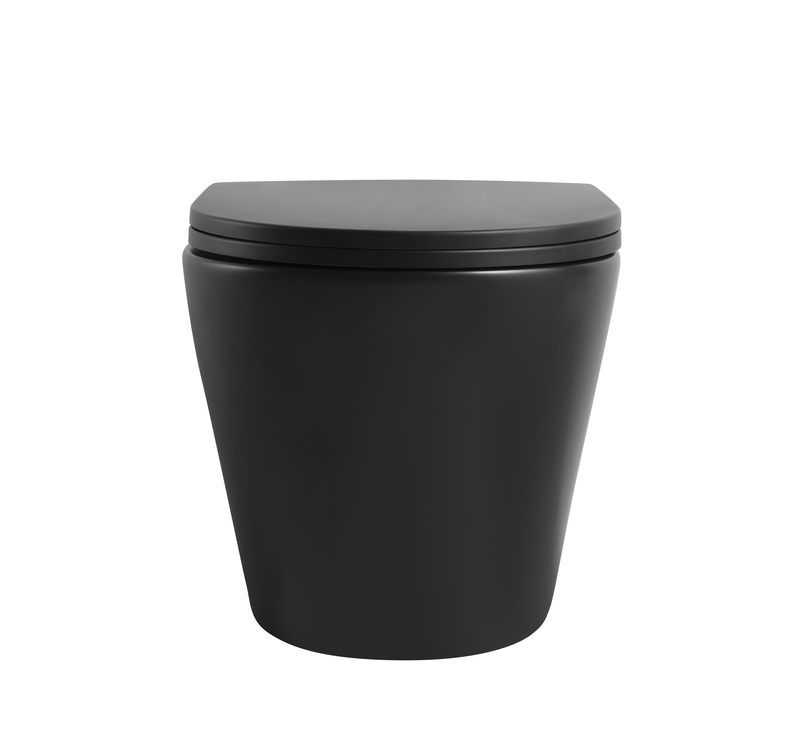 Комплект: MIXXUS PREMIUM BEVEL-SET-2101 BLACK Унітаз система змиву TORNADO 1.0+ Інсталяція KOER KT-0404 + панель KT-0604-05 BLACK MAT (MP6669)