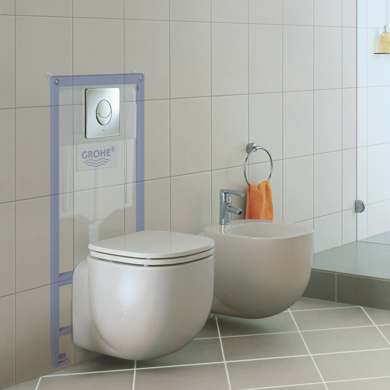 Система інсталяції для унітазу 3 в 1 Grohe Rapid SL (38721001)