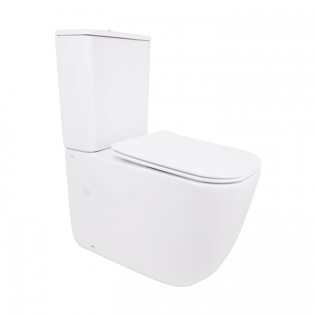 Унітаз підлоговий Qtap Aquarius Ultra Quiet 620×355×790 мм з сидінням Soft-close, White QTAQAW27W49262