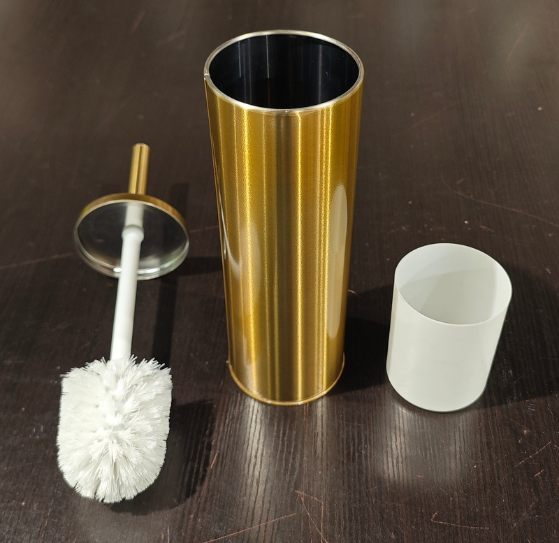 Йоржик для унітазу підлоговий MIXXUS ELLIPSE-TB0202 BRUSHED GOLD (колір матове золото) (MI8401)